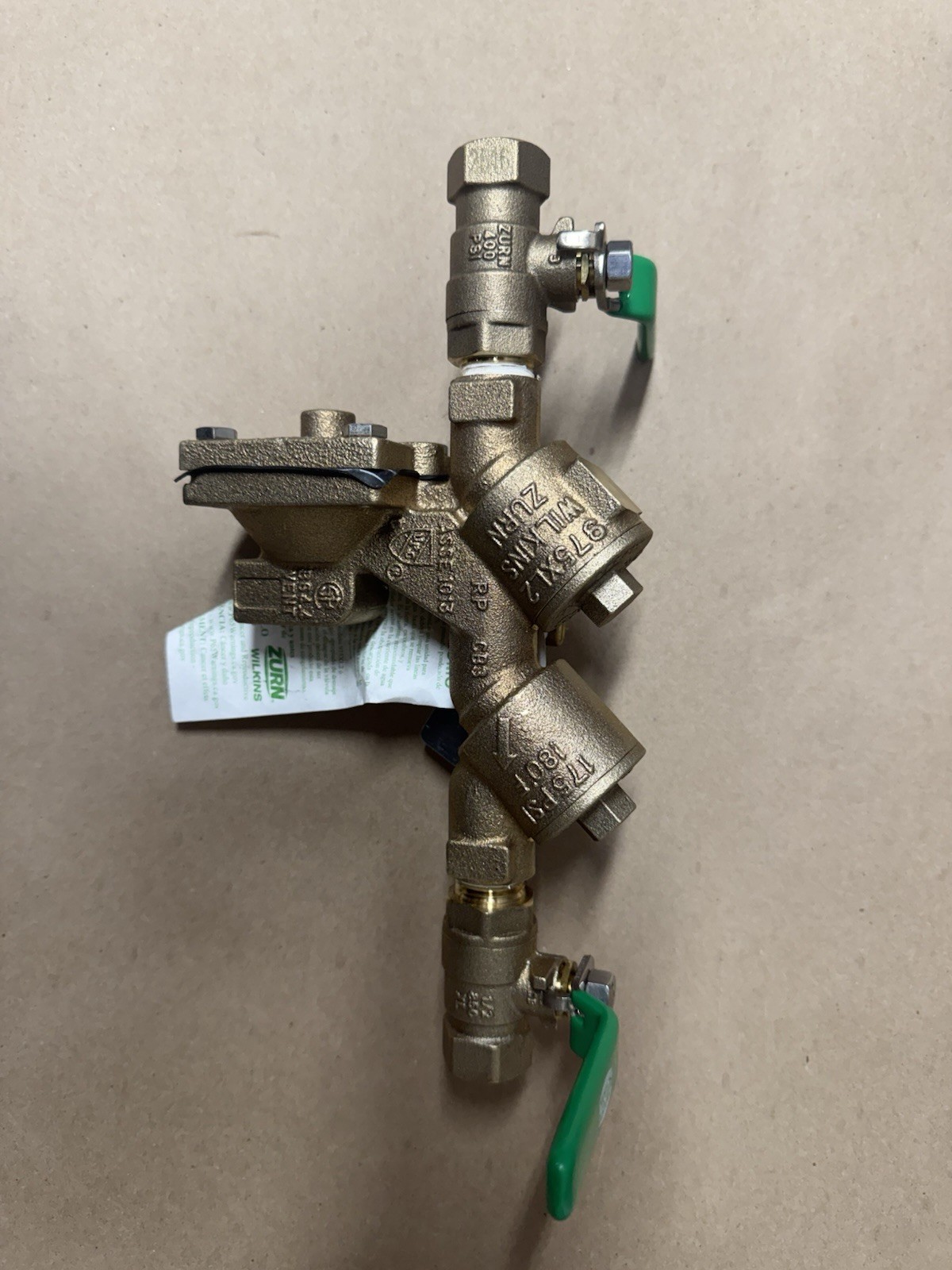 ZURN Wilkins 12-975XL2 1/2” Reduced Pressure Principle Backflow Preventer ZURN Wilkins 12-975XL2 1/2” Reduced Pressure Principle Backflow Preventer