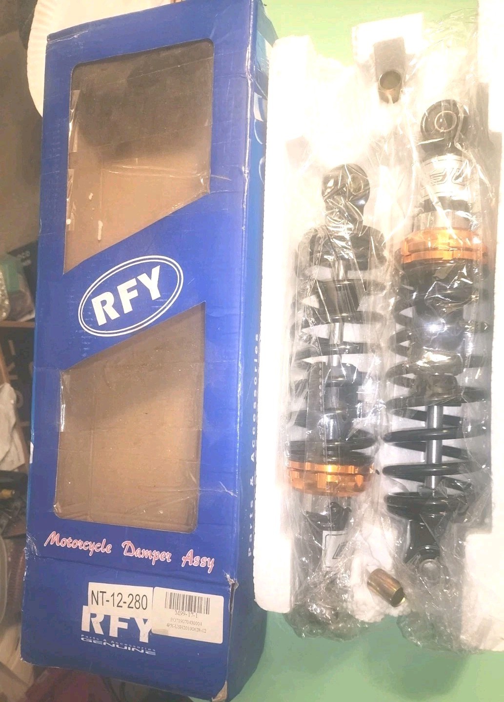 RFY Motorcycle Damper Shock Absorber NT-12-280 brand New $75  Please Mack Offer