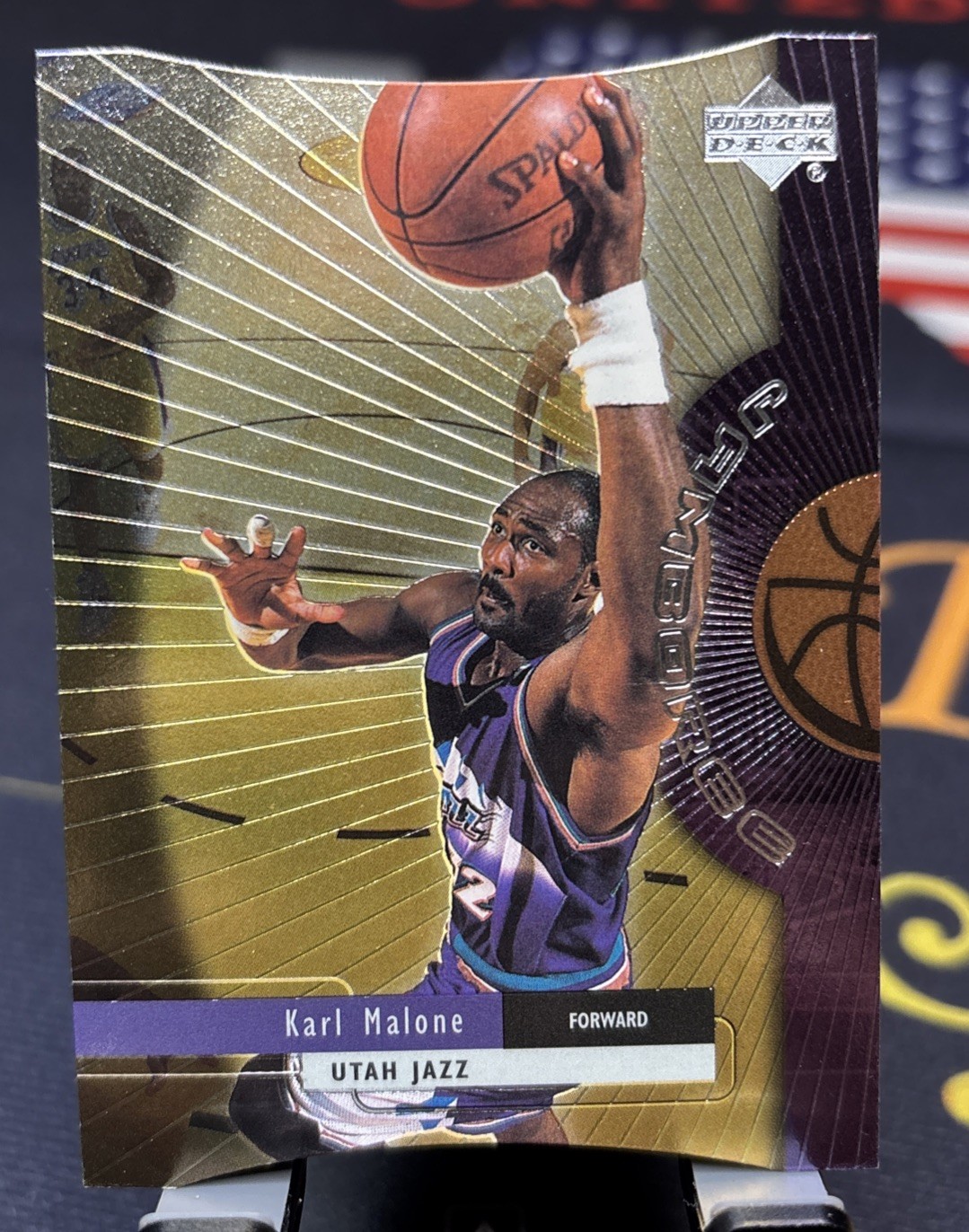 1999-00 Upper Deck Jamboree #J2 Karl Malone Die Cut Quantum /100