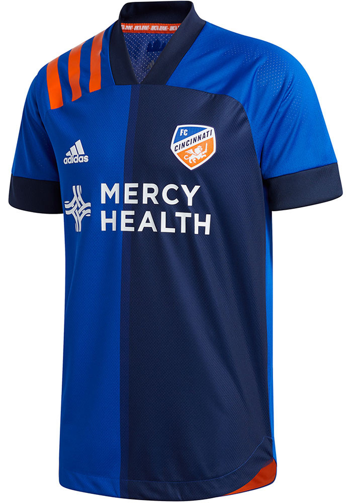 adidas FC Cincinnati Authentic Home Blue 2020 Soccer Jersey