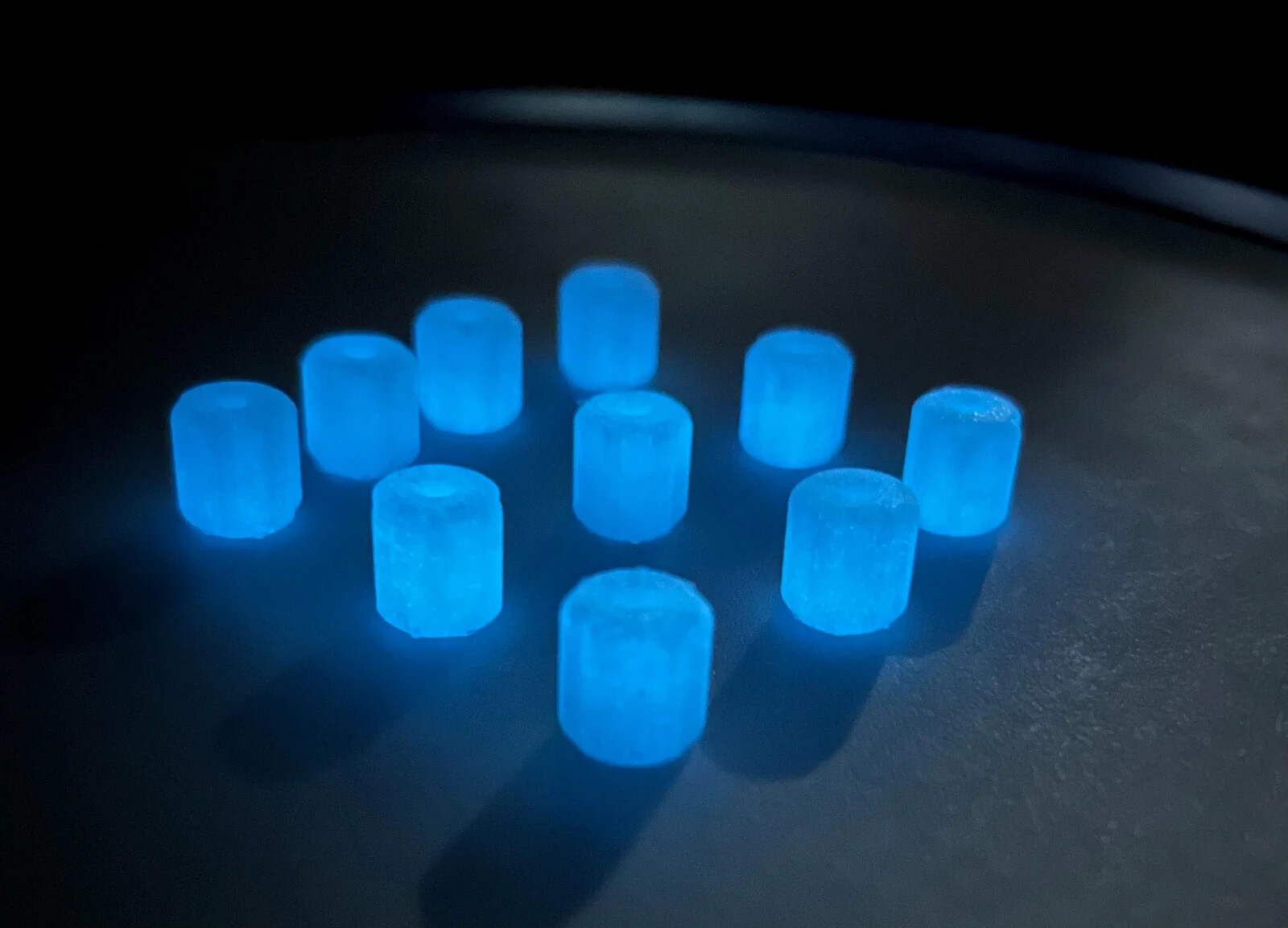 EDC Glow in Dark Beads, 20 Pack, NEW, USA, 
