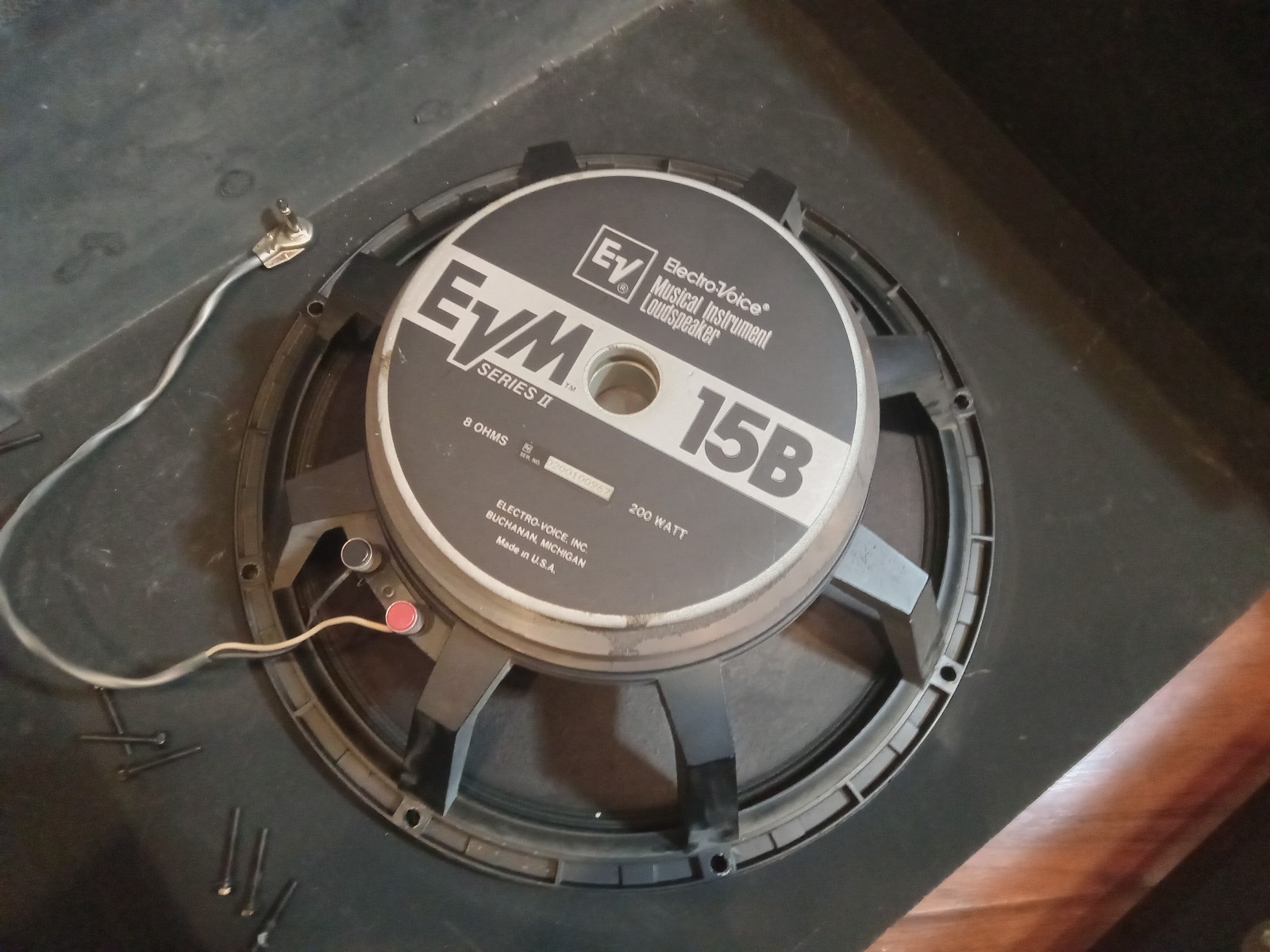 Vintage Working ~ EV Electro Voice EVM-15B Series II ~ Speaker 15\ Vintage Working ~ EV Electro Voice EVM-15B Series II ~ Speaker 15\