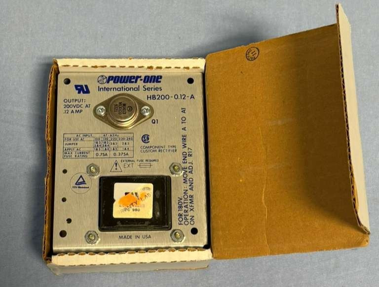 *NEW* Power-One PowerOne International Series Power Supply Part HB200-0.12-A
