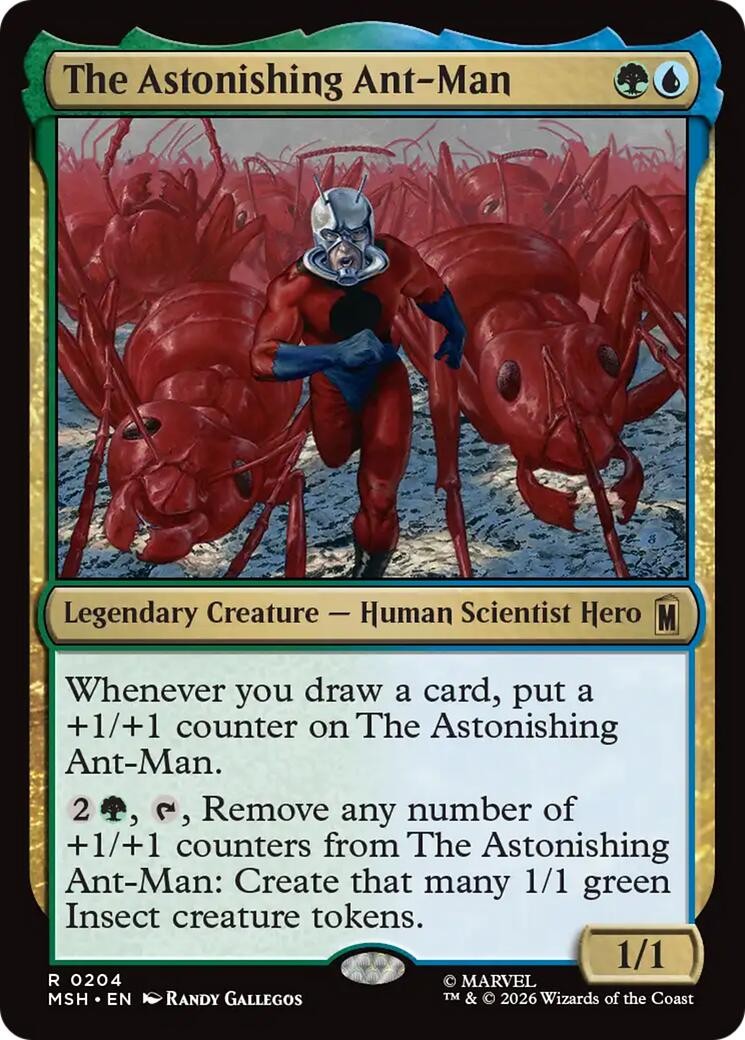 The Astonishing Ant-Man Marvel Super Heroes NM MTG