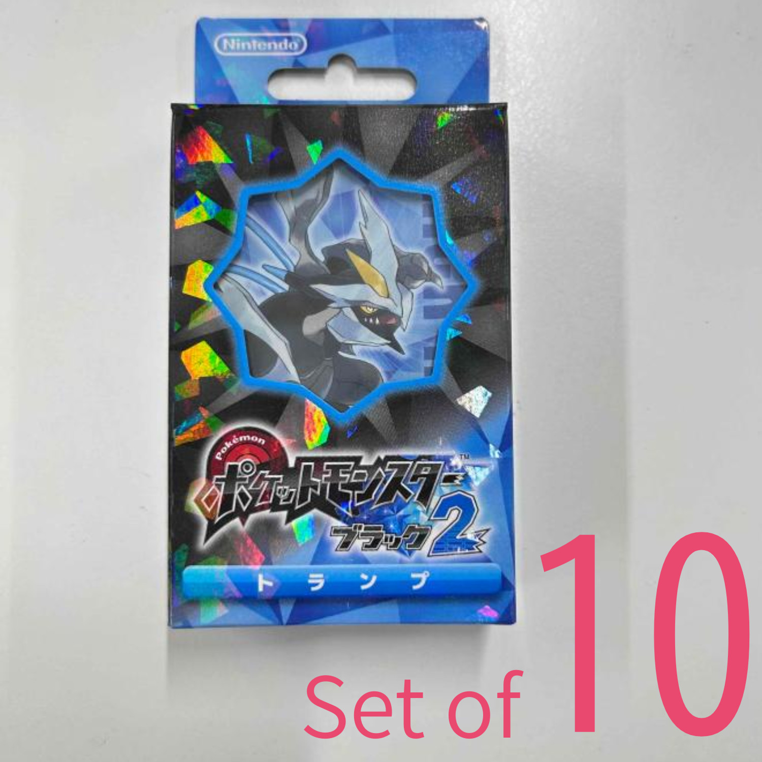 Nintendo Pokemon Poker Playing Cards Black 2 2012 Set of 10 [Sealed] JAPAN