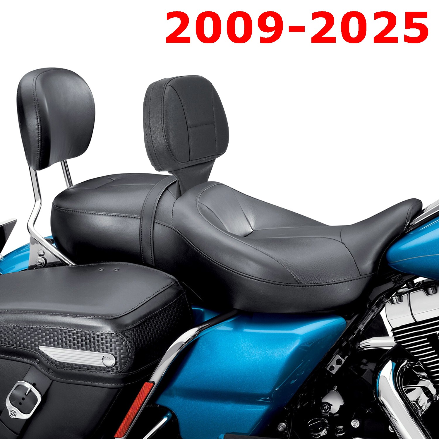 Adjustable Plug-In Rider Driver Backrest For Harley Road Electra Glide 1988-2025 Adjustable Plug-In Rider Driver Backrest For Harley Road Electra Glide 1988-2025