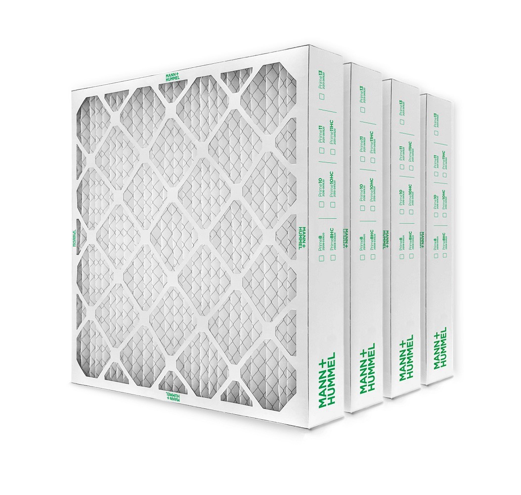 24x24x4 MERV 8 Pleated AC Furnace Air Filters.  4 Pack