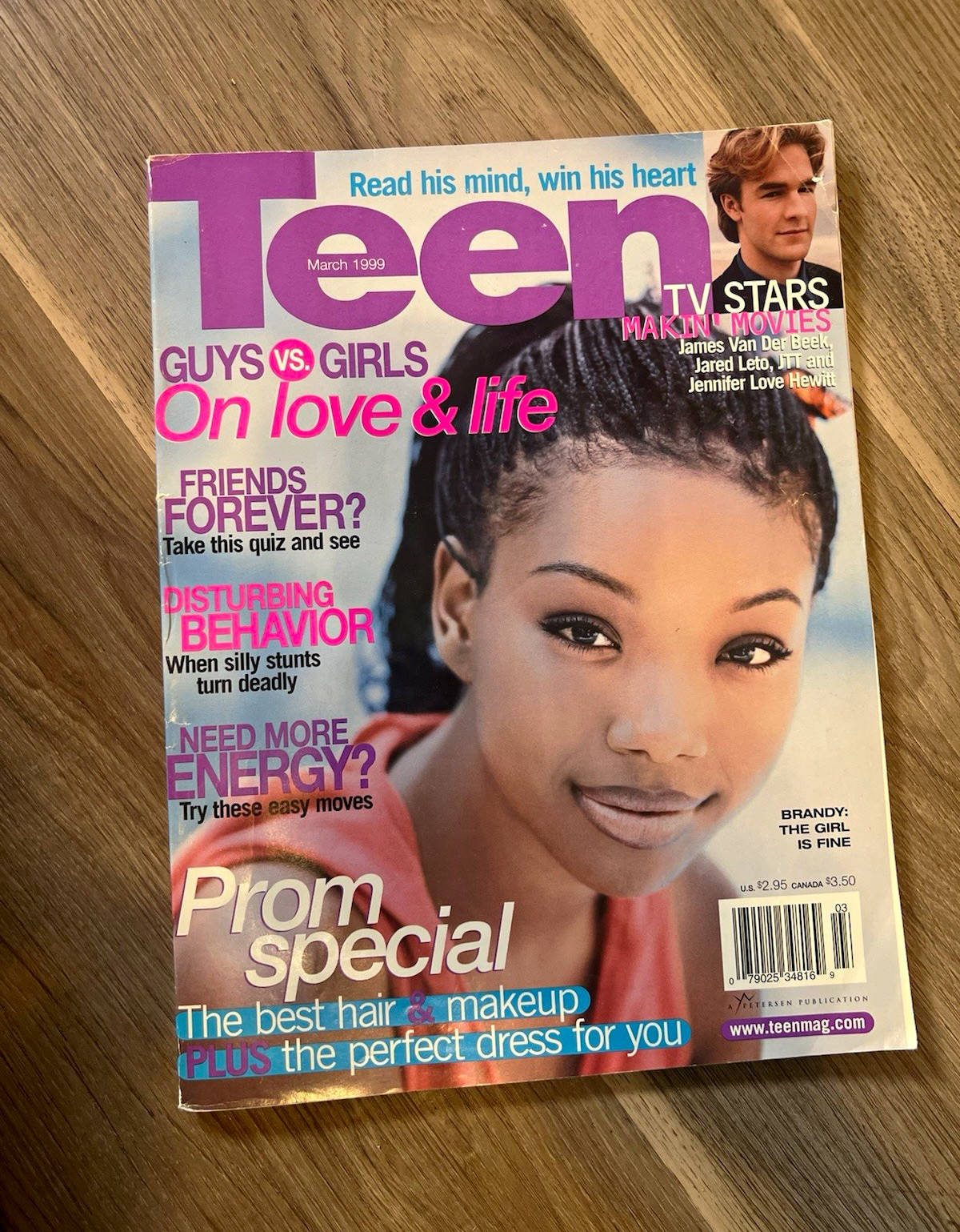 Vintage Teen Magazine March 1999 Issue Prom Special Love & Relationships Leto