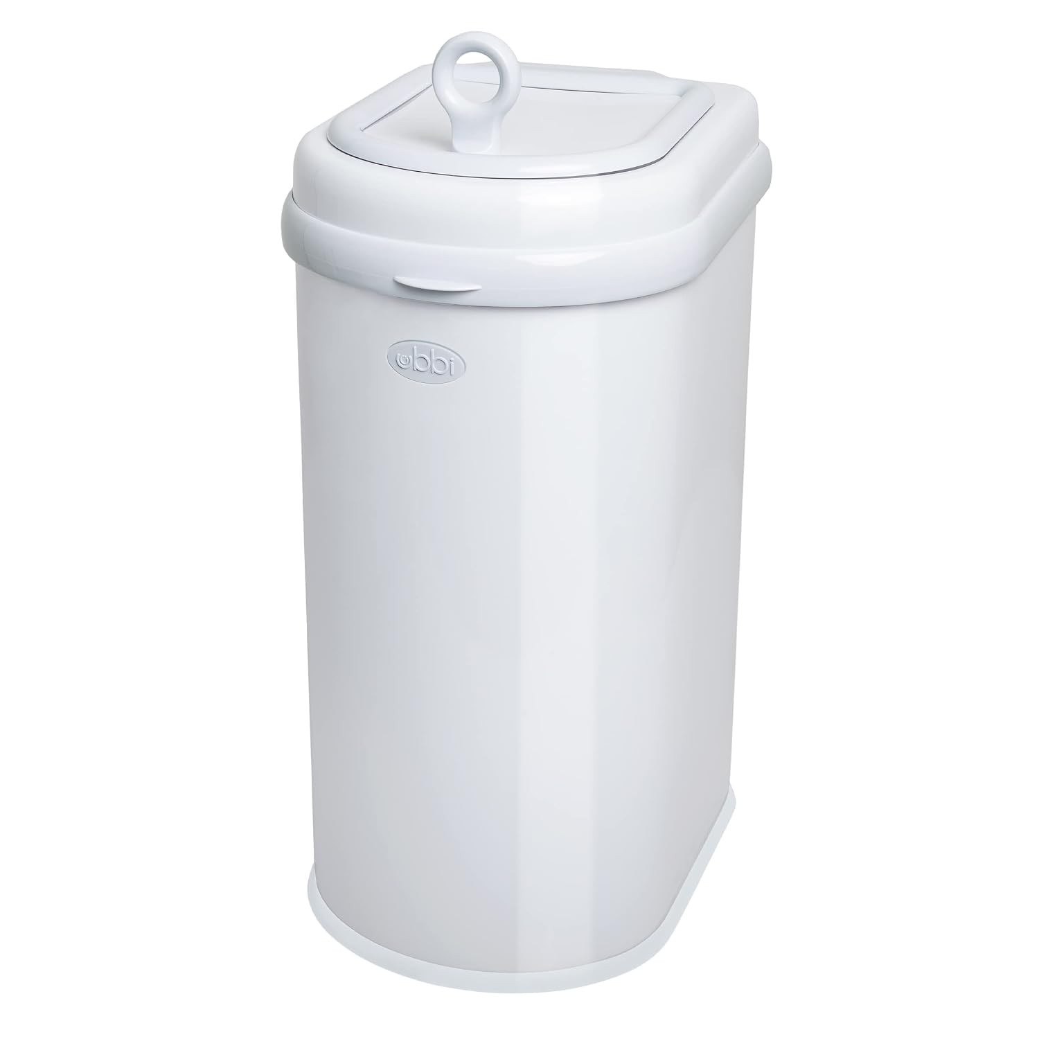 Ubbi Pet Waste Pail, White | Odor-Locking Cat Litter Disposal System, Stainless Ubbi Pet Waste Pail, White | Odor-Locking Cat Litter Disposal System, Stainless