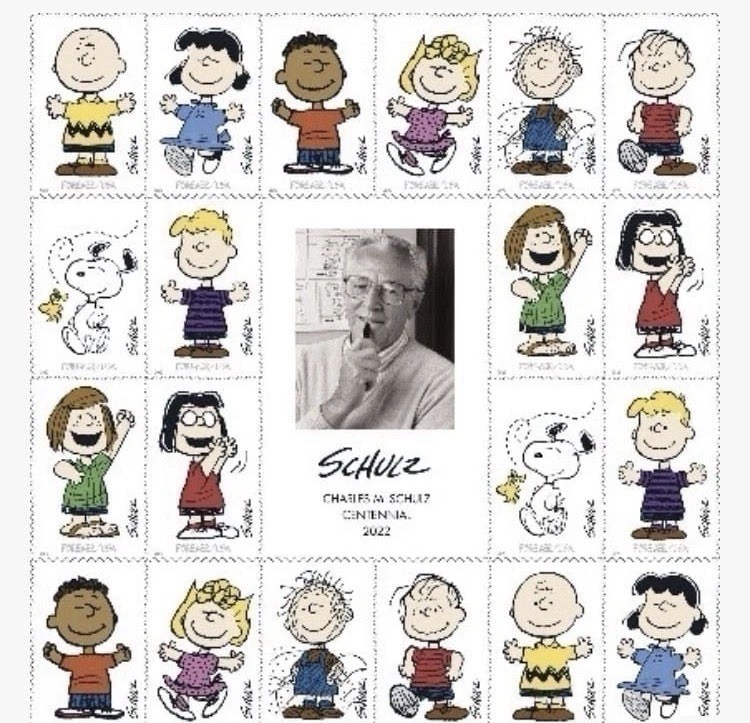 Charlie Brown Peanuts Gang 1st Class Stamps Charlie Brown Peanuts Gang 1st Class Stamps