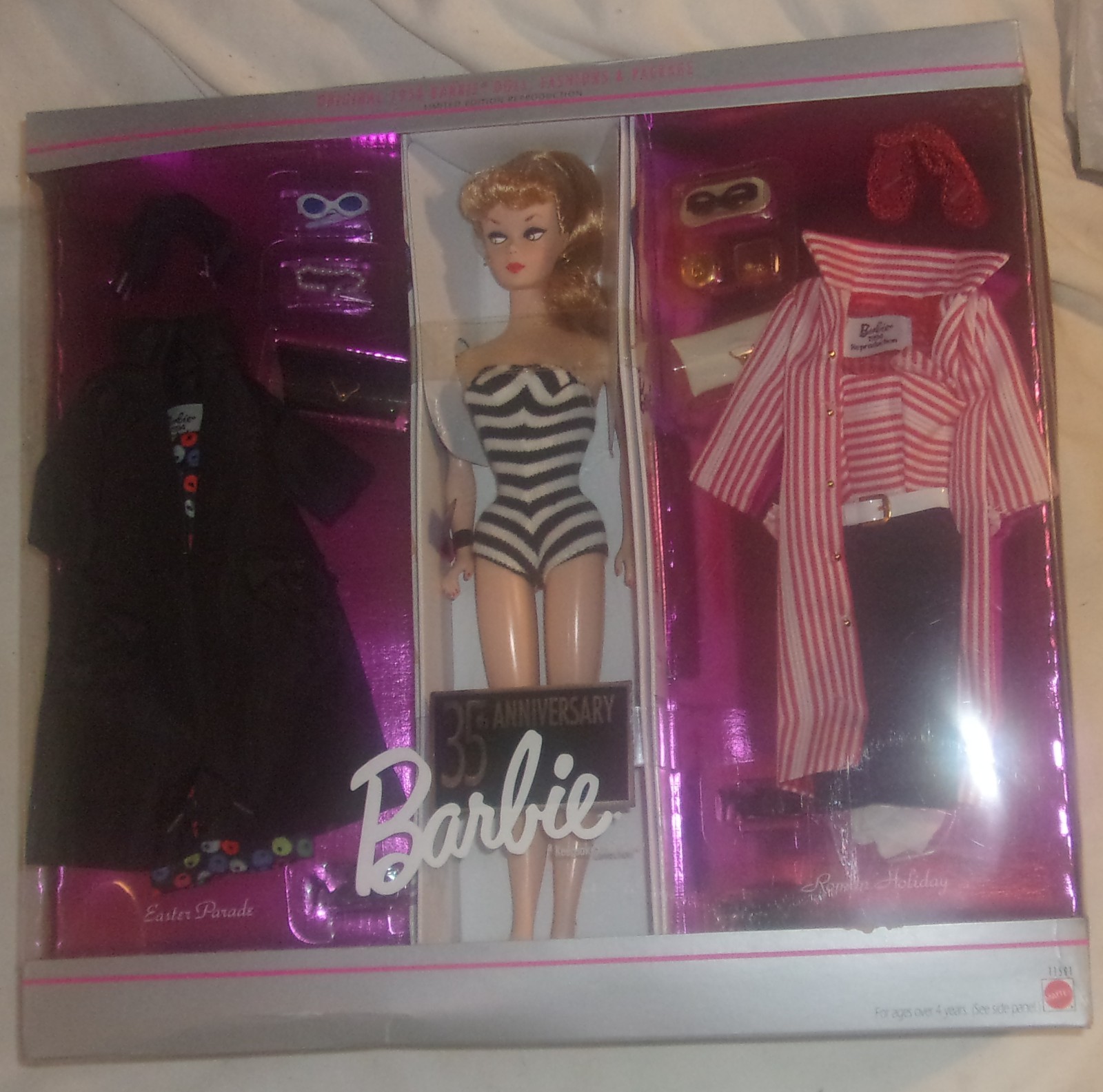 BARBIE 35TH ANNIVERSARY DOLL WITH FASHIONS NEW IN PACKAGE