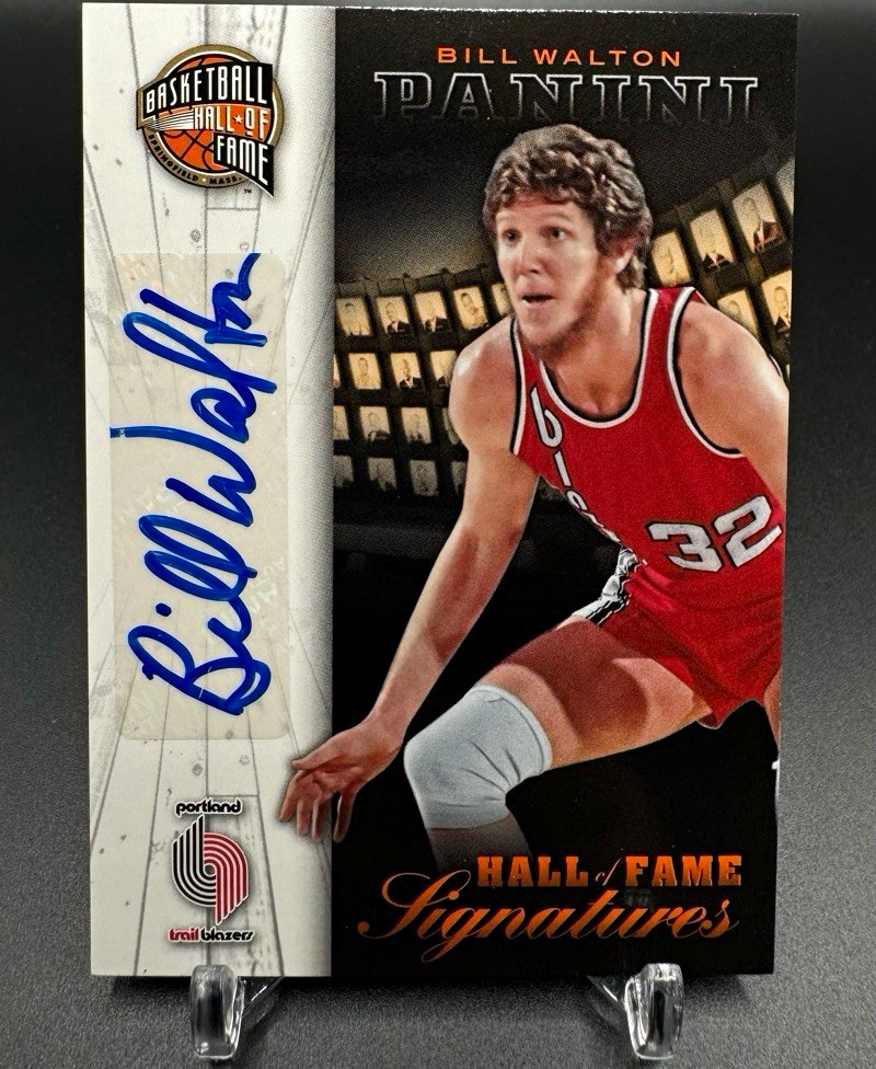 2013 Panini Hall of Fame Signatures Bill Walton Auto #15 Trail Blazers HOF 2013 Panini Hall of Fame Signatures Bill Walton Auto #15 Trail Blazers HOF