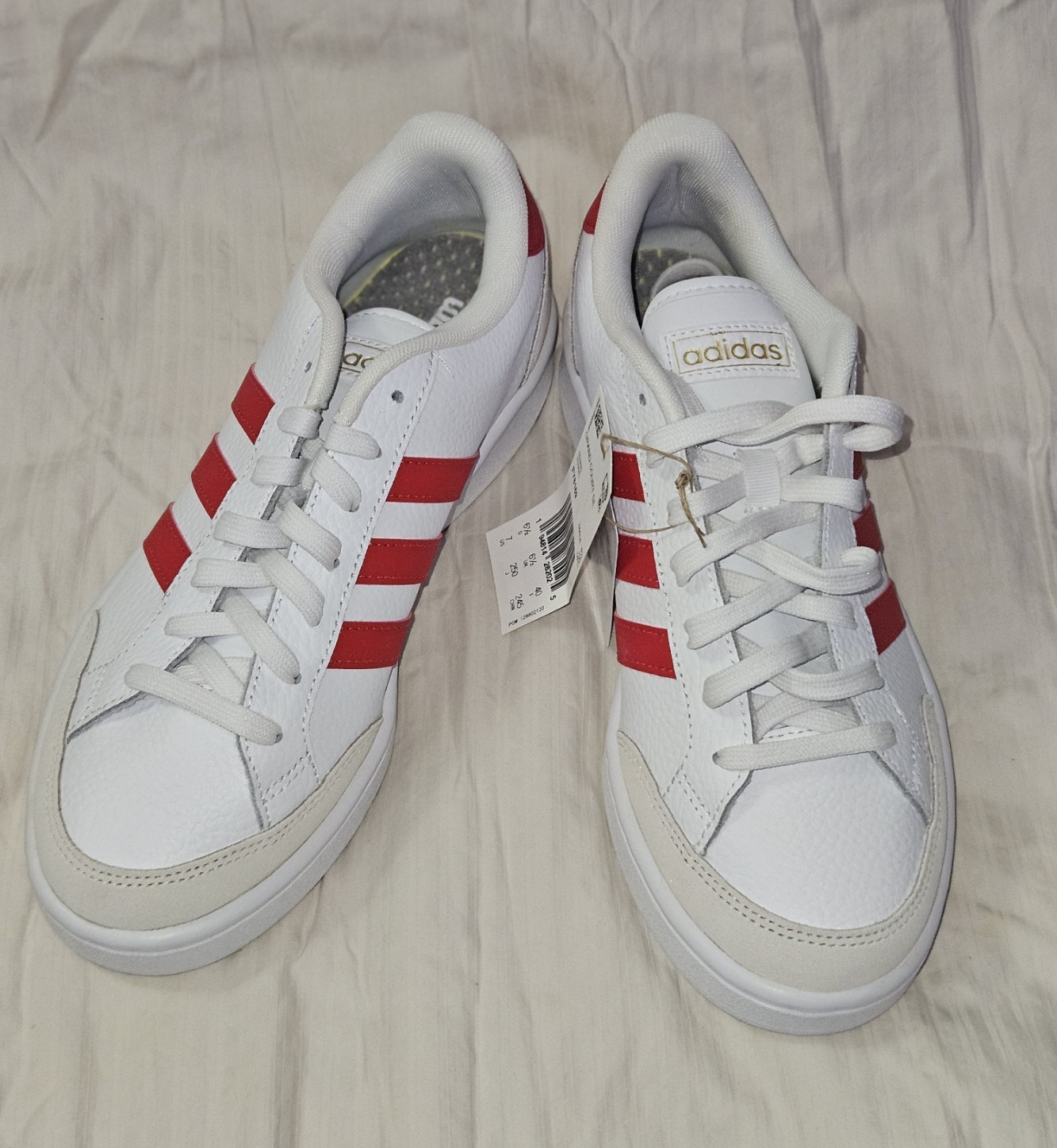 adidas Grand Court SE Men’s Low Top Lace Up Leather Sneakers White/Red FY8169 adidas Grand Court SE Men’s Low Top Lace Up Leather Sneakers White/Red FY8169