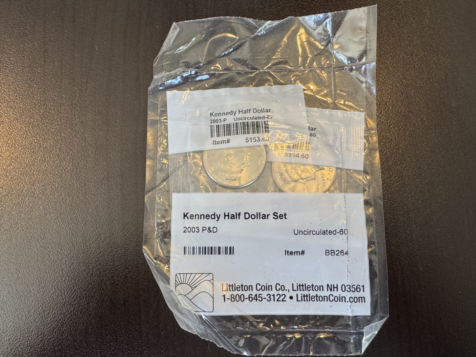 2003 P & D Kennedy Half Dollar Set DDO DDR Mint Uncirculated Littleton Certified 2003 P & D Kennedy Half Dollar Set DDO DDR Mint Uncirculated Littleton Certified