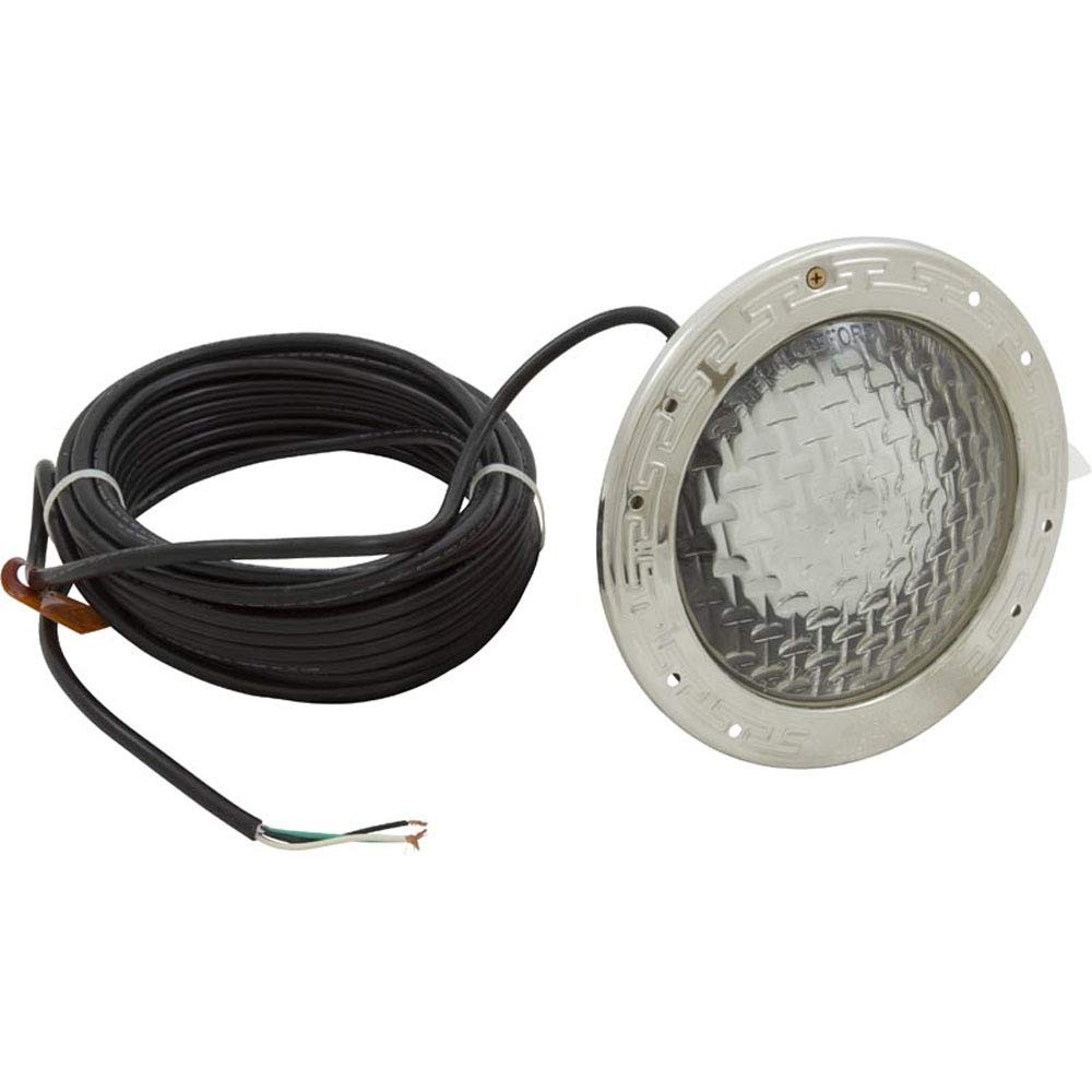 Pool Light Underwater Incandescent 500W 120V 50 Foot Cord Pentair 78458100 Steel Pool Light Underwater Incandescent 500W 120V 50 Foot Cord Pentair 78458100 Steel