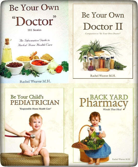 4 BOOK SET - Be Your Own Doctor 1/2, Pediatrician & Pharmacy by Rachel Weaver MH