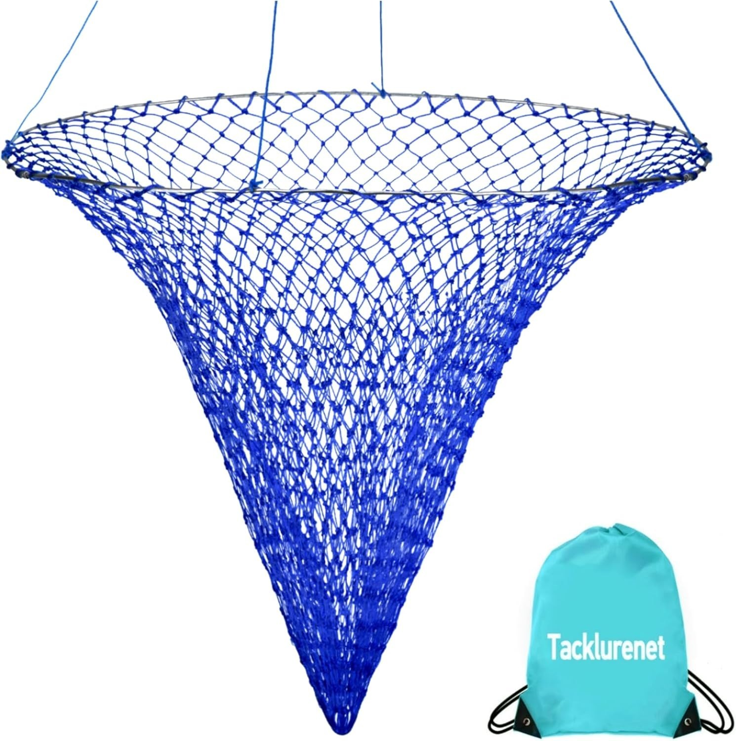 Foldable Bridge and Pier Fishing Net, Drop Net for Pier Fishing, Pier Net for...