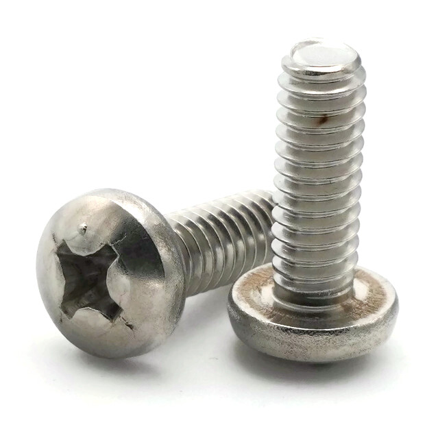 #8-32 | 316 Stainless Steel Phillips Pan Head Machine Screws - Select Length