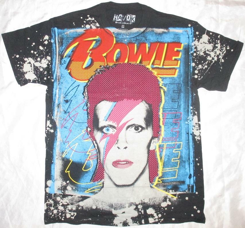 David Bowie Ziggy Havok AOP T-Shirt Official Men\'s Extra Large XL Rock New
