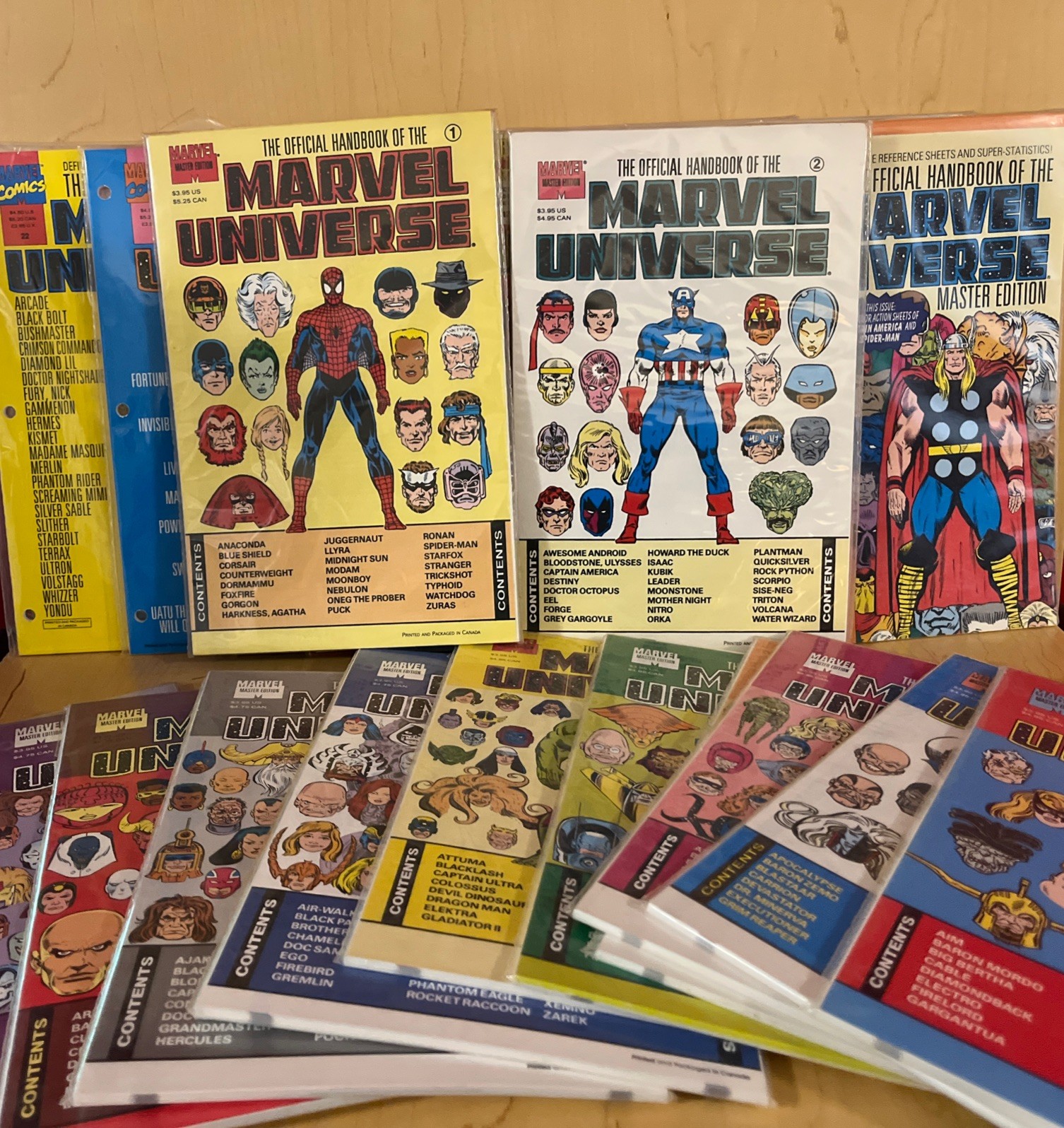 The Official Handbook of the Marvel Universe: Master Edition #1-22