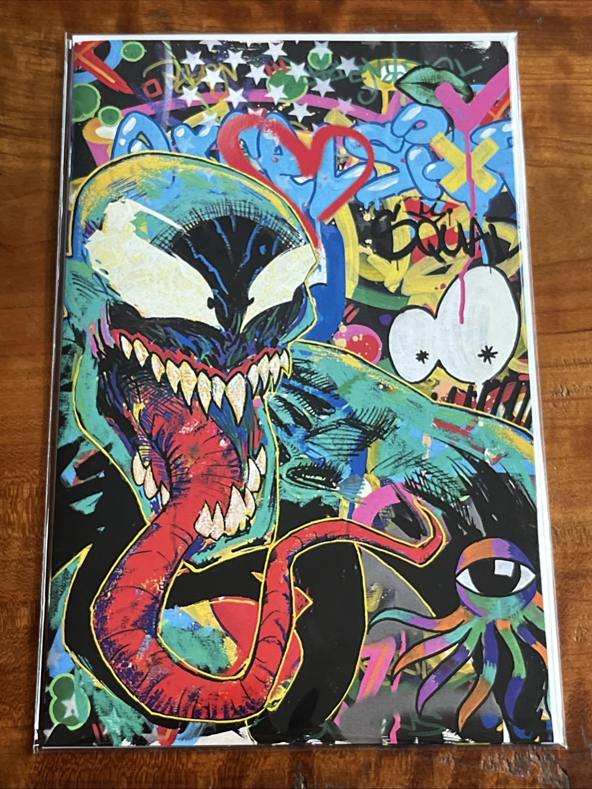 RARE 1 of 50 VENOM Card Stock Cover LTD 50 Kyle Willis Dork Graffiti #1 RARE 1 of 50 VENOM Card Stock Cover LTD 50 Kyle Willis Dork Graffiti #1