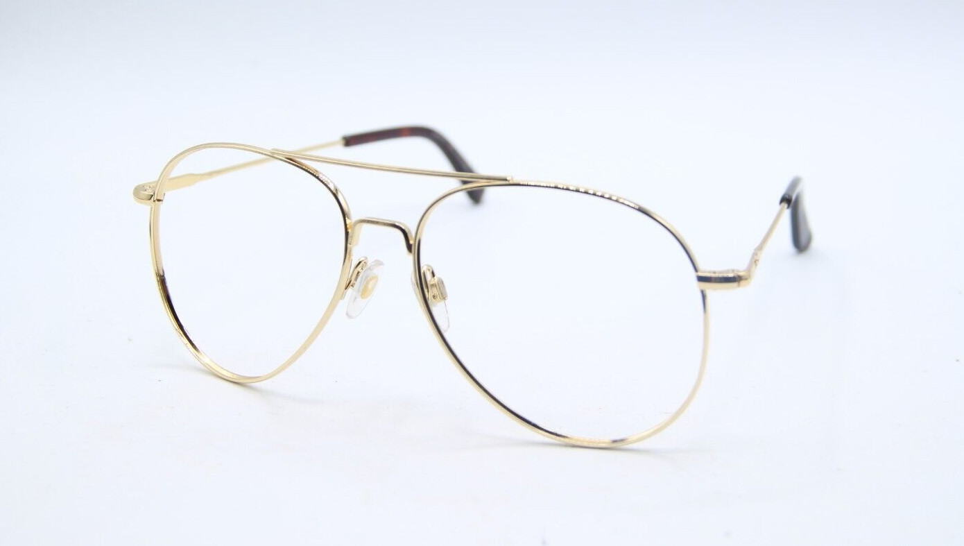 NEW AMERICAN OPTICAL GENERAL GOLD HAVANA AUTHENTIC FRAMES EYEGLASSES 58-14