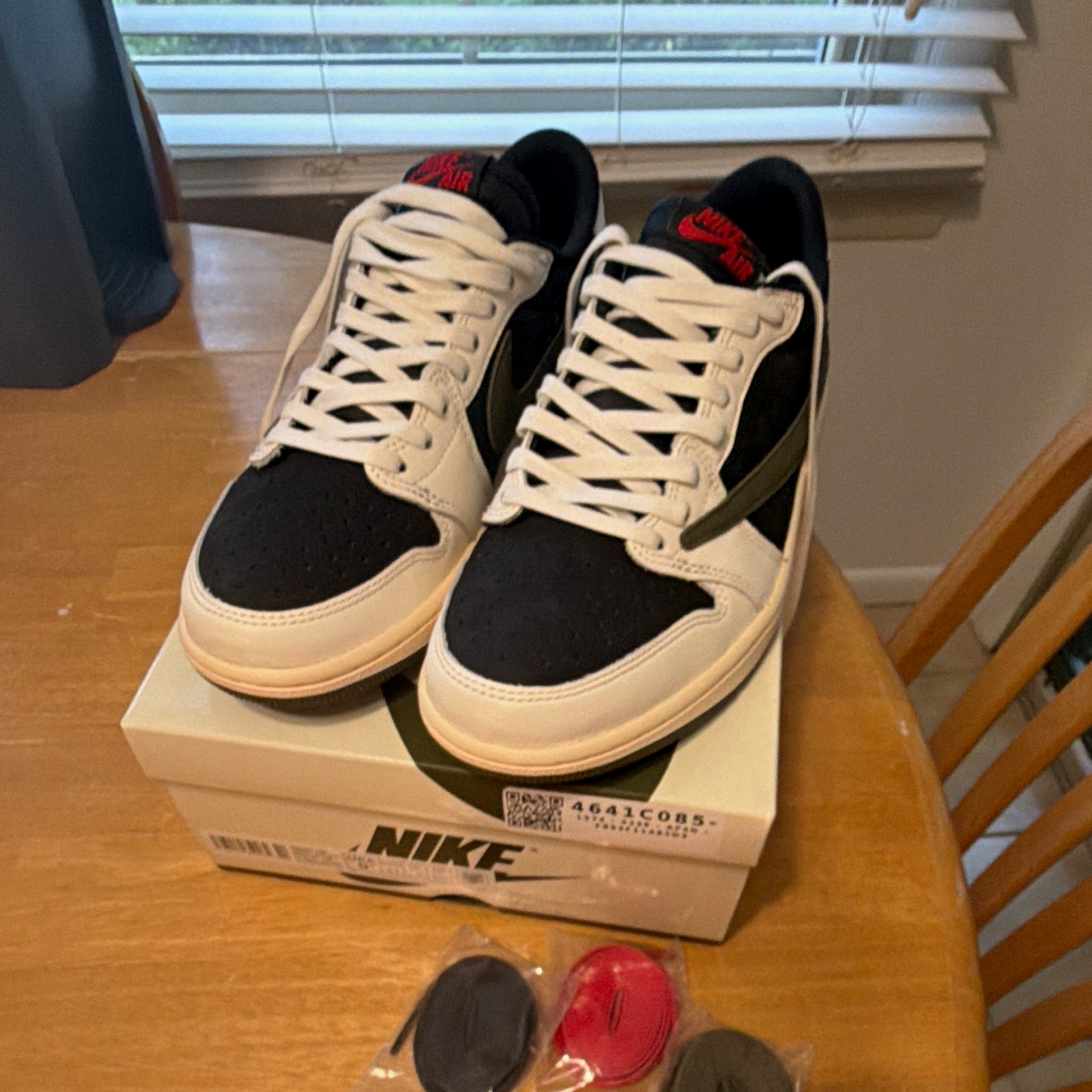 Nike Air Jordan 1 Low OG Travis Scott Olive Colorblock DZ4137-106 2023 (W:9.5)