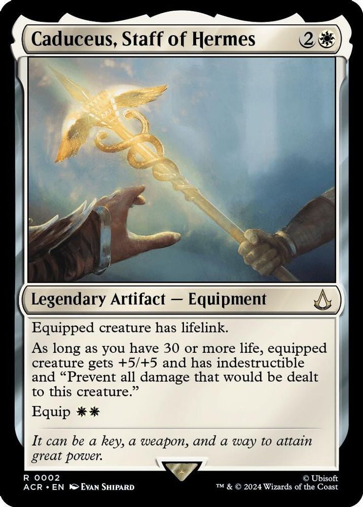 2024 Magic: The Gathering: ACR - Caduceus Staff of Hermes (#2, R, Near Mint)