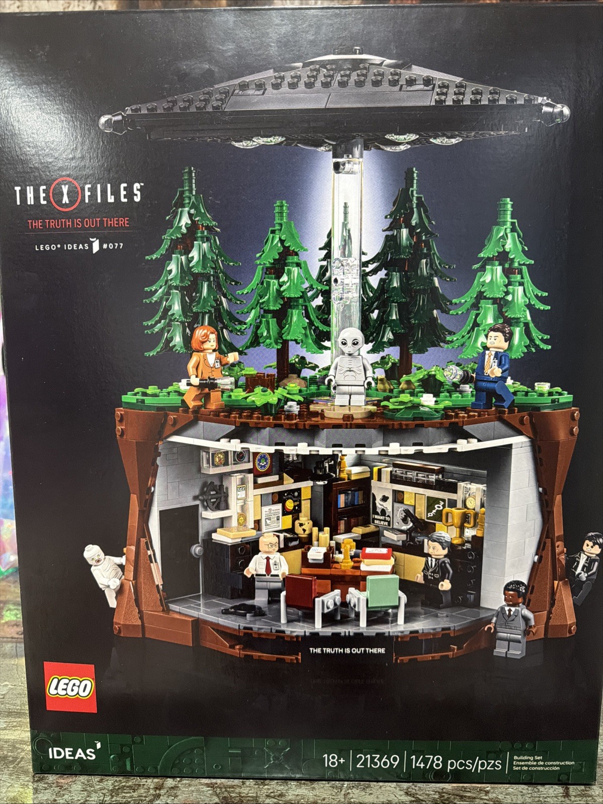 LEGO Ideas The X-Files 21369 Complete Set 1478 pcs 18+ New Sealed Box