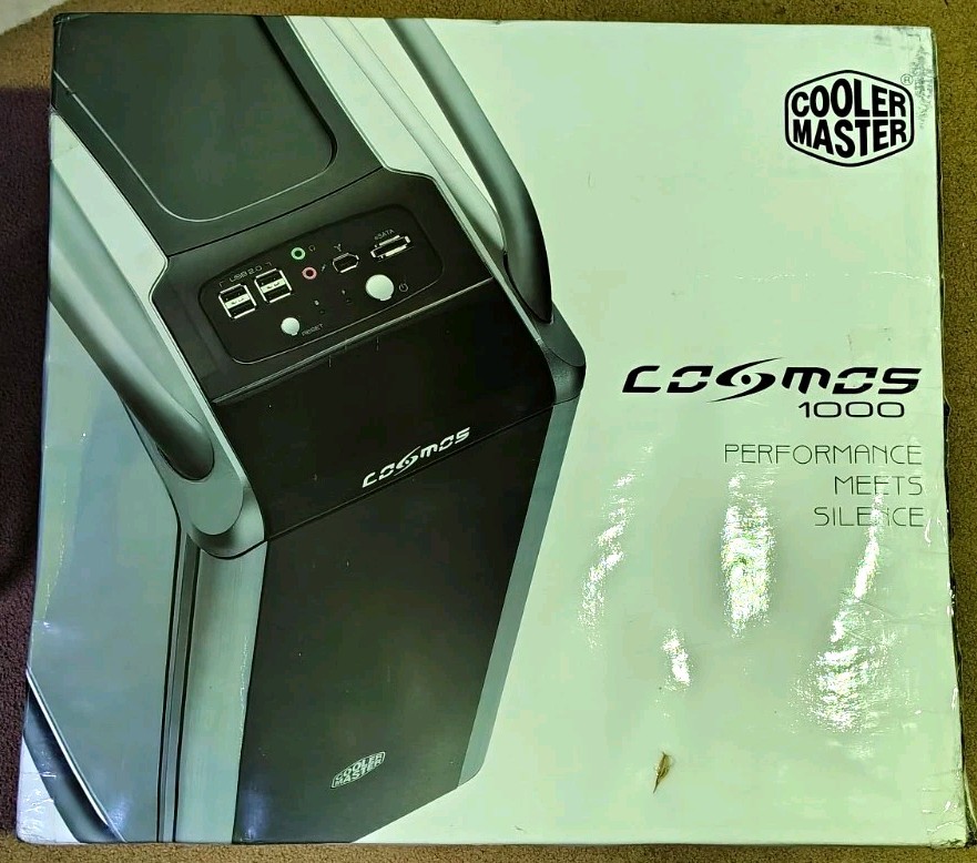 NEW In Box Cooler Master Cosmos RC-1000 CASE Full Tower Chassis E-ATX eSATA NEW In Box Cooler Master Cosmos RC-1000 CASE Full Tower Chassis E-ATX eSATA