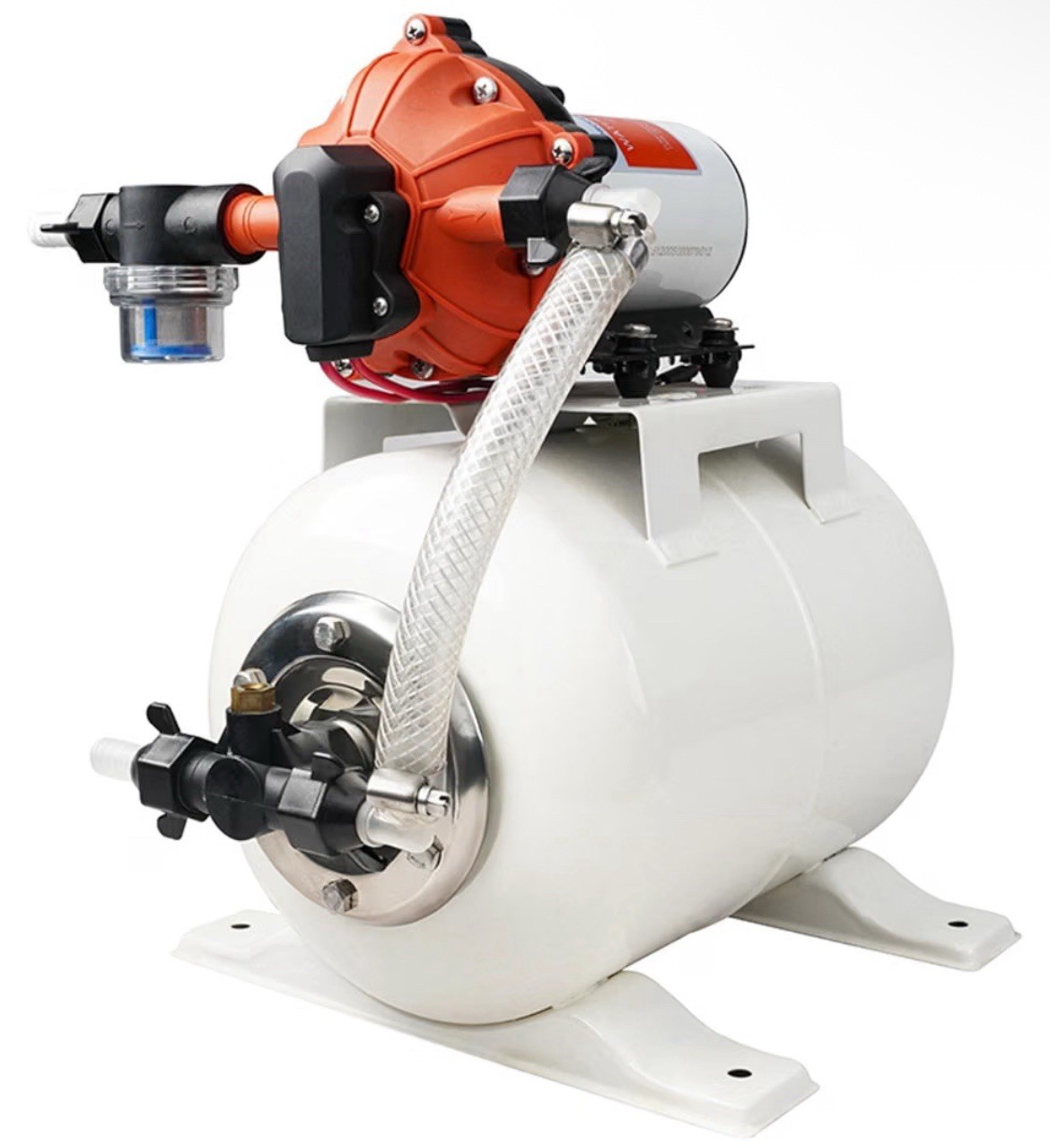 SEAFLO 55 Series 115V AC Water Pump & 2 Gallon Accumulator Tank System, 5.0 GPM SEAFLO 55 Series 115V AC Water Pump & 2 Gallon Accumulator Tank System, 5.0 GPM