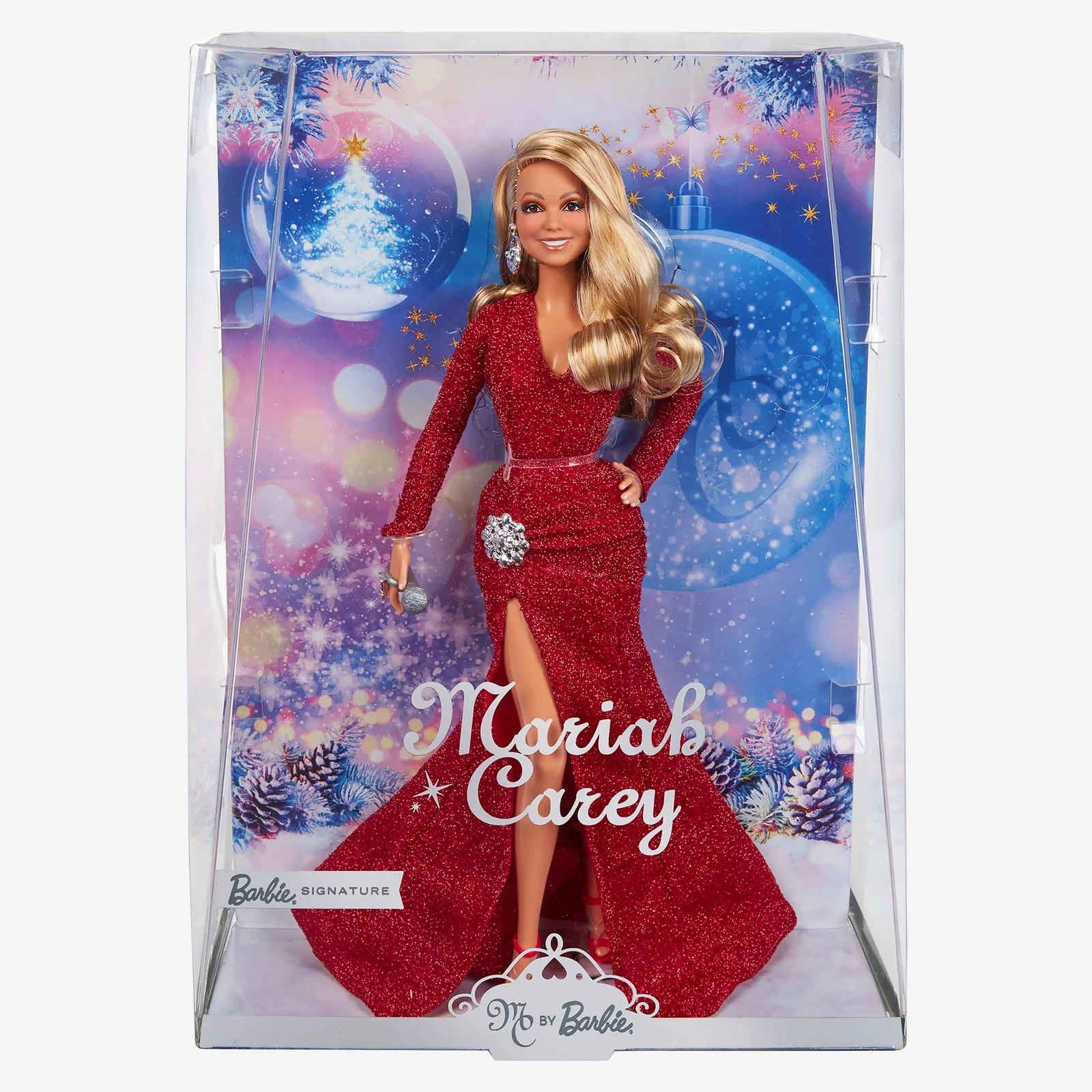 2023 Barbie Signature MARIAH CAREY Holiday Doll in Red Glitter Gown Dress HJX17 2023 Barbie Signature MARIAH CAREY Holiday Doll in Red Glitter Gown Dress HJX17