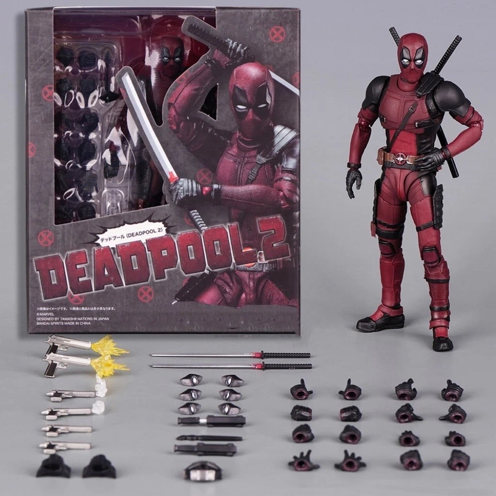 New S.H. Figuarts Deadpool 2 Marvel SHF Action Figure Movies Toy Gift Set New S.H. Figuarts Deadpool 2 Marvel SHF Action Figure Movies Toy Gift Set