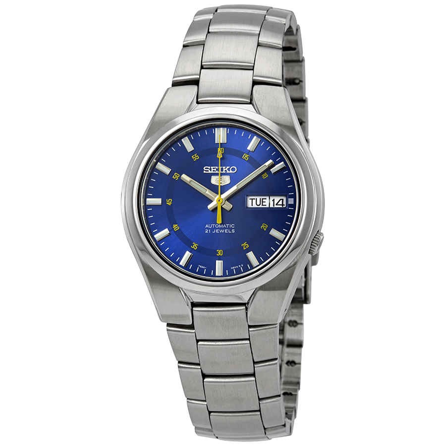 Seiko Series 5 Automatic Blue Dial Men\'s Watch SNK615