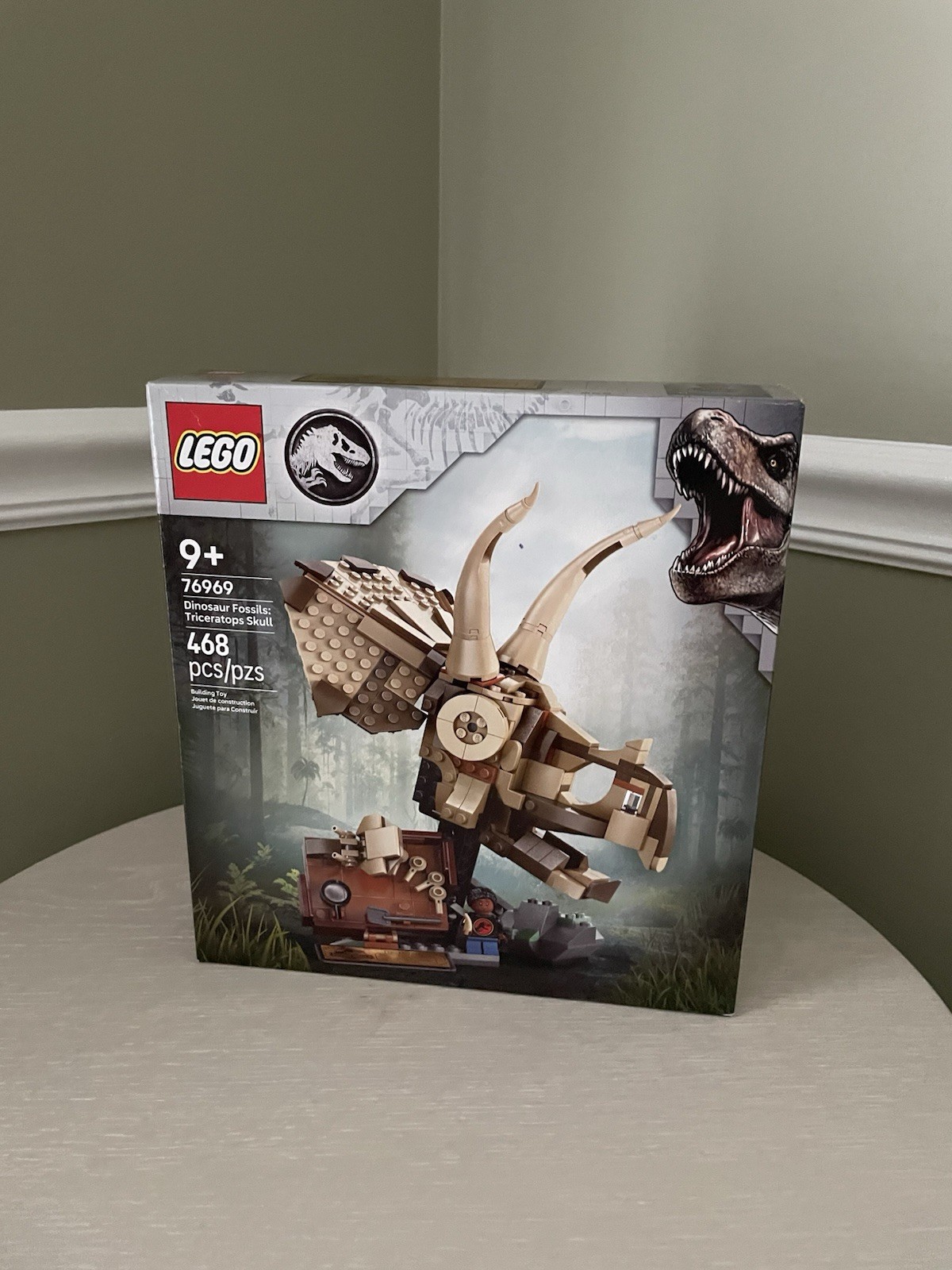 LEGO Jurassic World 76969 Dinosaur Fossils Triceratops Skull 468pcs Age 9+ Box LEGO Jurassic World 76969 Dinosaur Fossils Triceratops Skull 468pcs Age 9+ Box