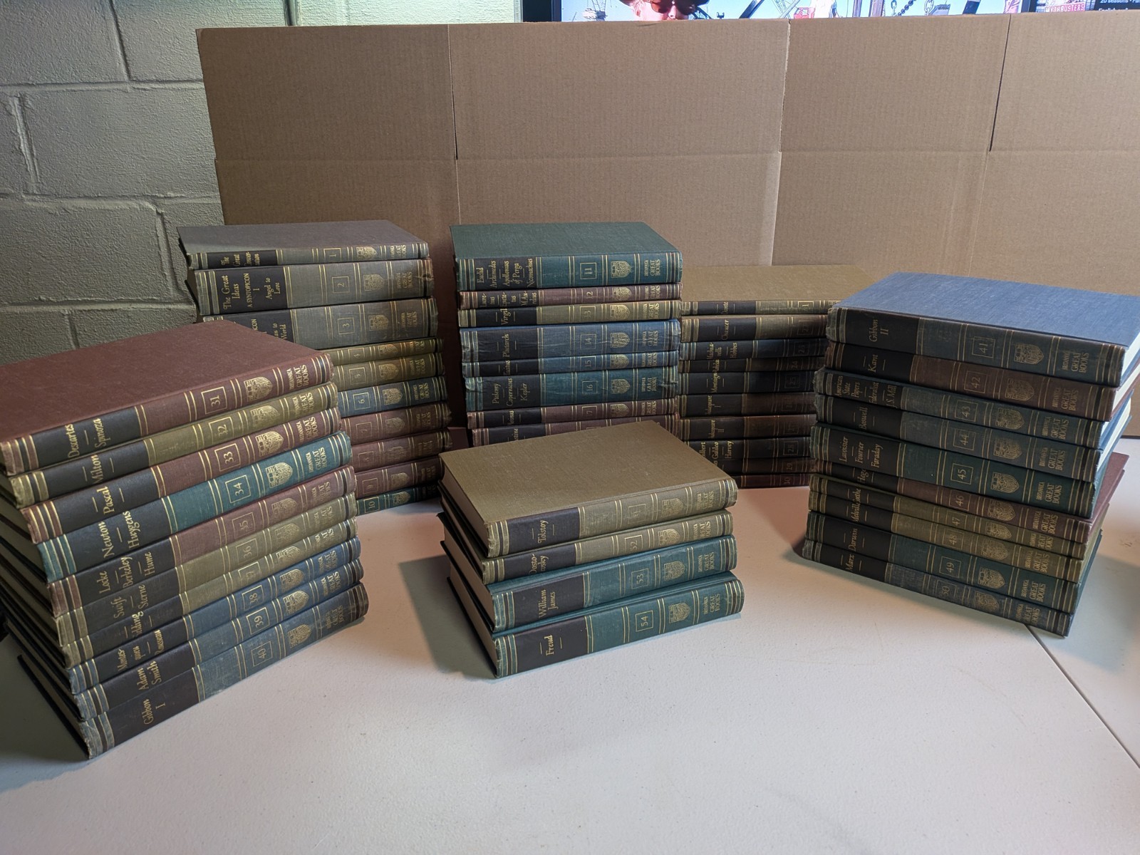 Britannica Great Books of The Western World 1952 Complete Set Volumes 1-54