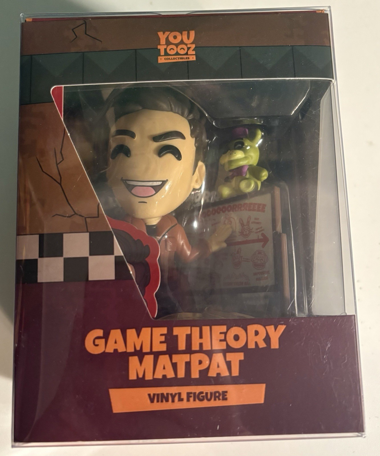 Youtooz Game Theory MatPat Vinyl Figure Five Nights Freddy’s w Protector Youtooz Game Theory MatPat Vinyl Figure Five Nights Freddy’s w Protector