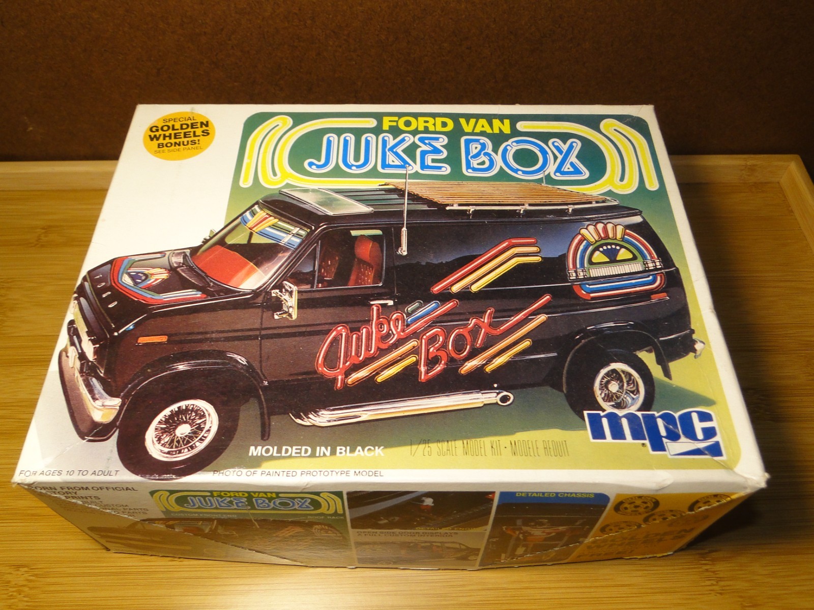 Vintage 1980 MPC Ford Juke Box van plastic model kit #1-0439 Parts Only