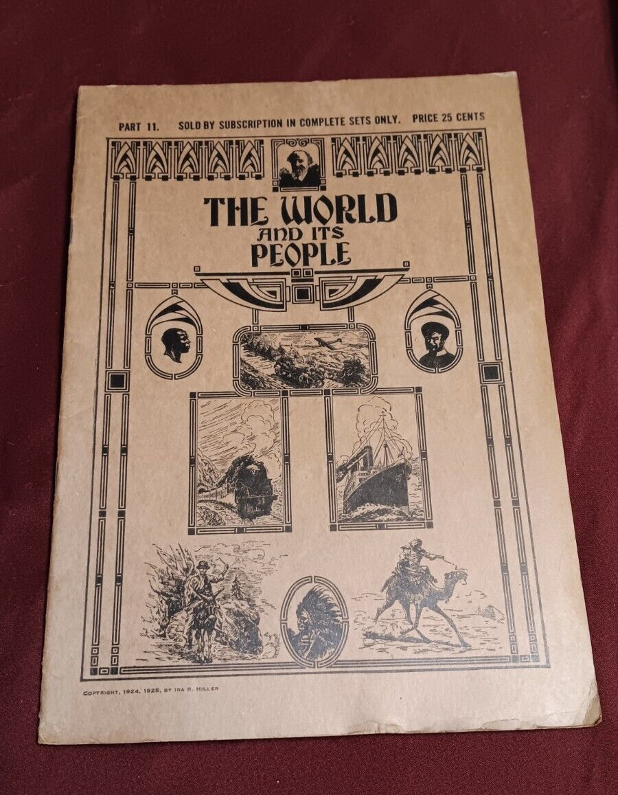 Vintage 1925 The World and It's People Magazine Part 11 Greece