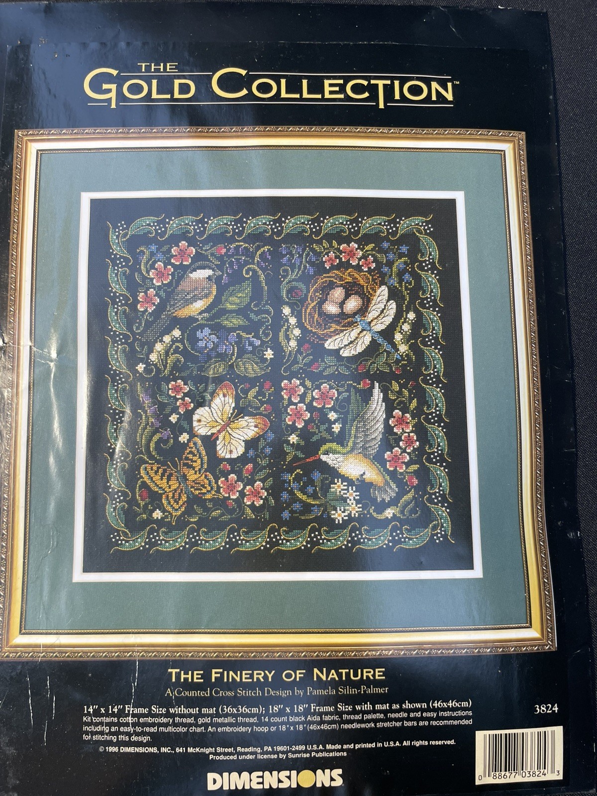 Dimensions Gold 3824 Finery of Nature Counted Cross Stitch Kit 1996 Complete