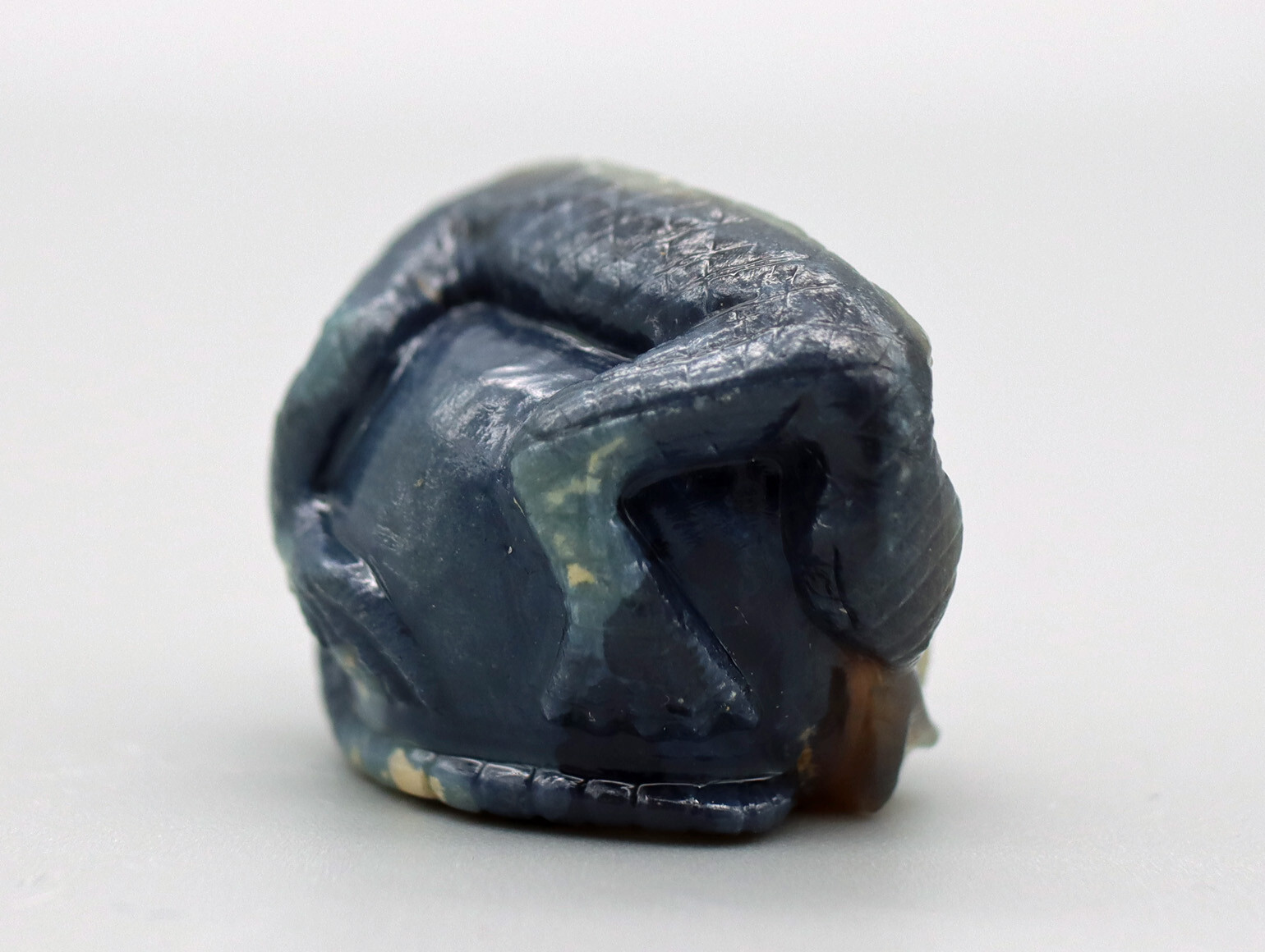 Florentino Martinez Tiffany Stone Opalized Fluorite Zuni Lizard Fetish