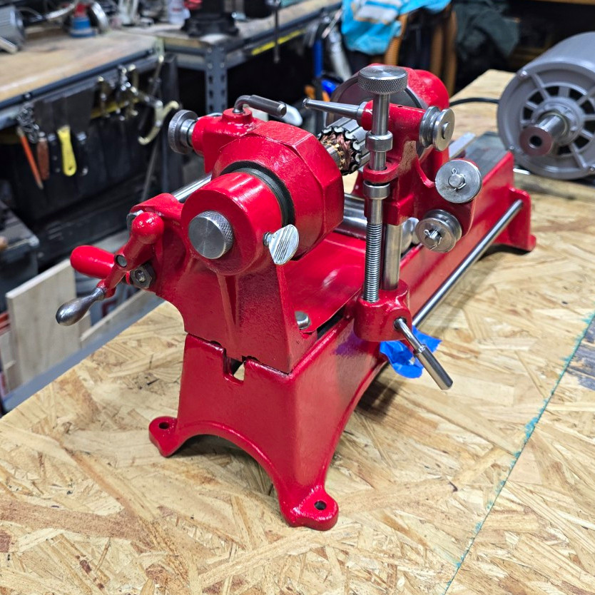 Tru-Cut Armature Lathe Under Cutter Manual Electric Bench Lathe Machine