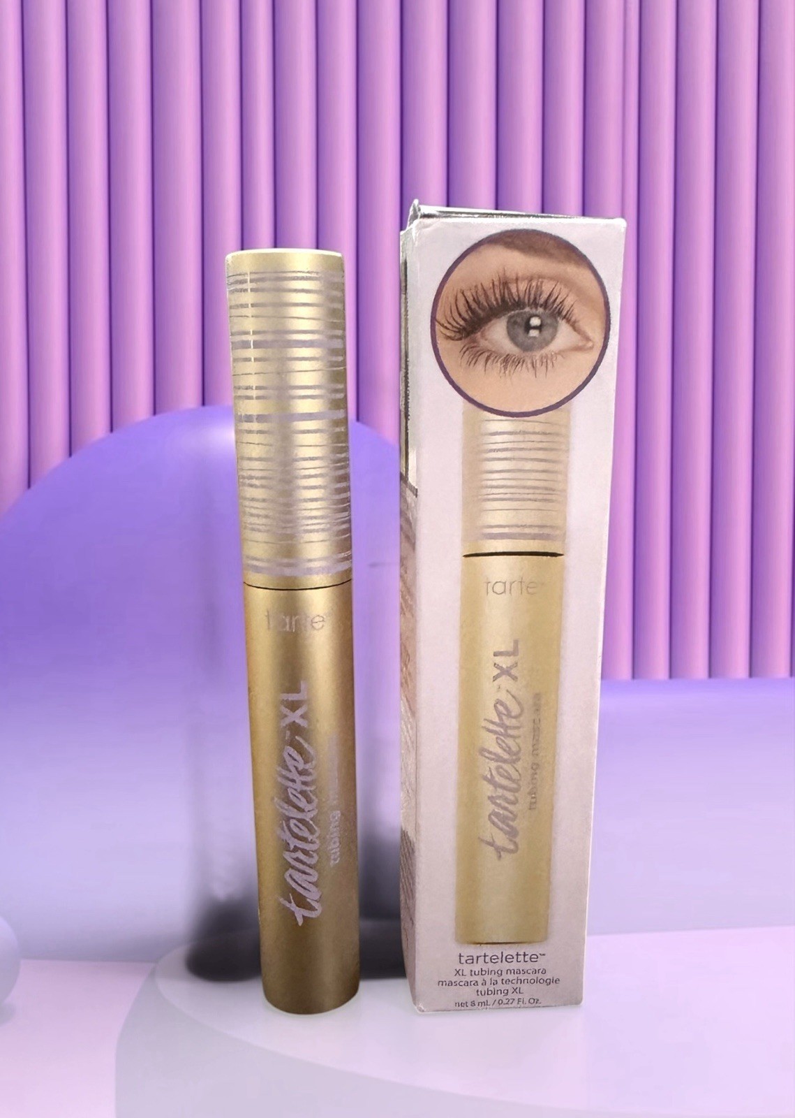NIB~ Tarte Tartelette XL BLACK Tubing Mascara 24 Hr Smudge Proof Flake Free