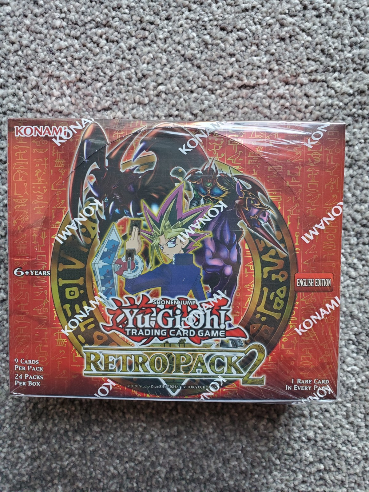 Yu-Gi-Oh RETRO PACK 2  SEALED BOOSTER BOX 2020 DATE REPRINT 24 PACKS  