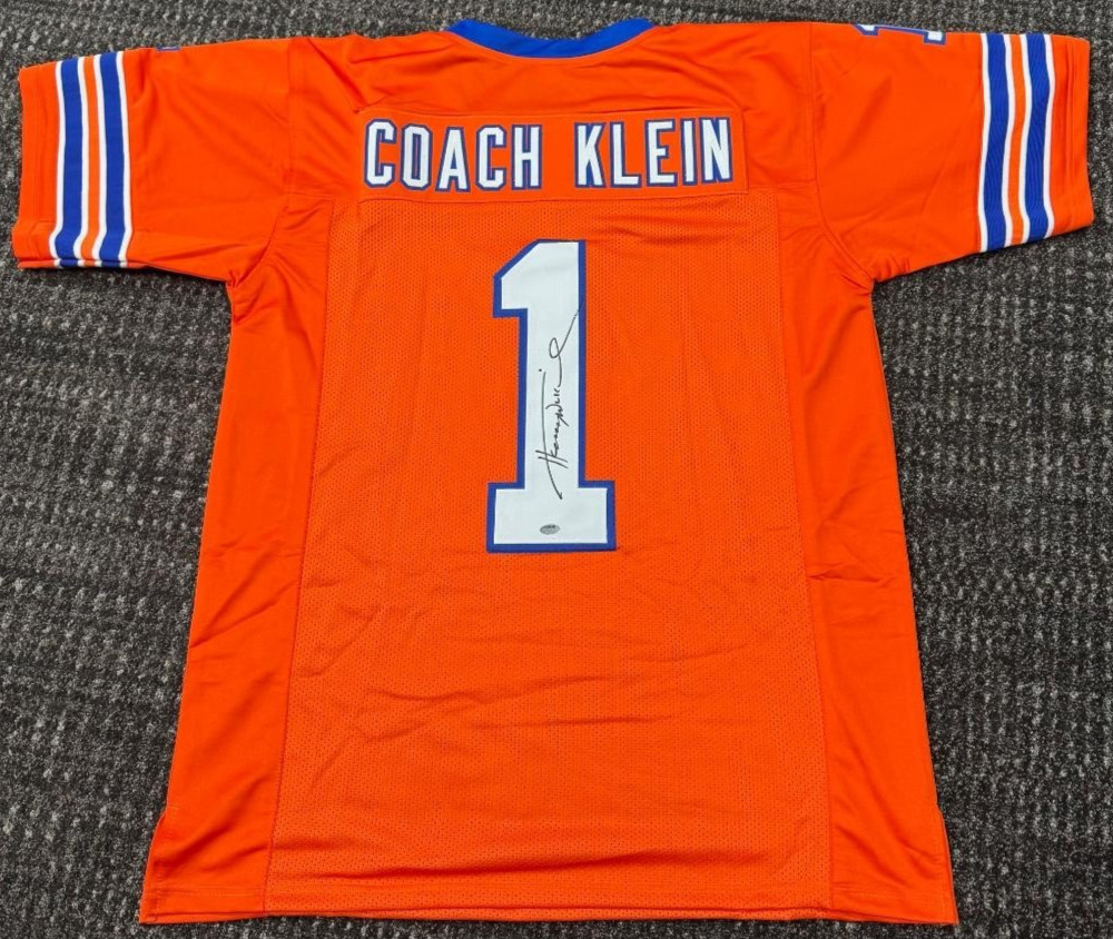Henry Winkler Signed Auto Coach Klein Waterboy Football Jersey XL Schwartz COA Henry Winkler Signed Auto Coach Klein Waterboy Football Jersey XL Schwartz COA