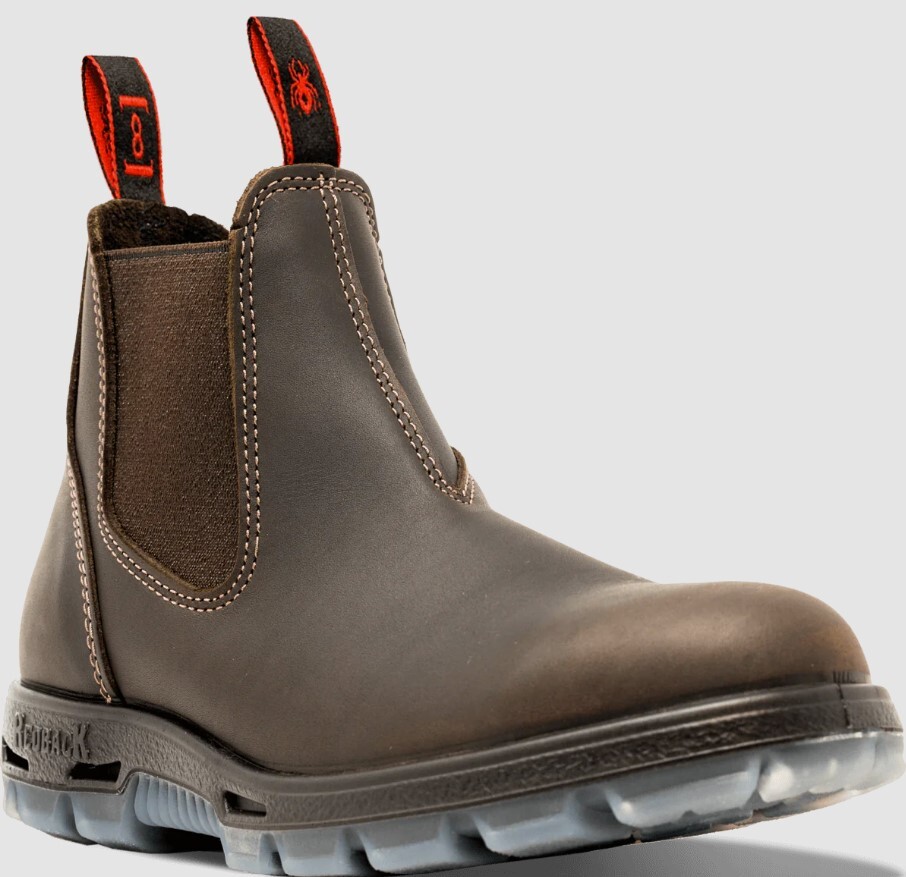 Redback NEVADA UNPU Great Barrier Elastic Sided Soft Toe Work Boots US Dispatch
