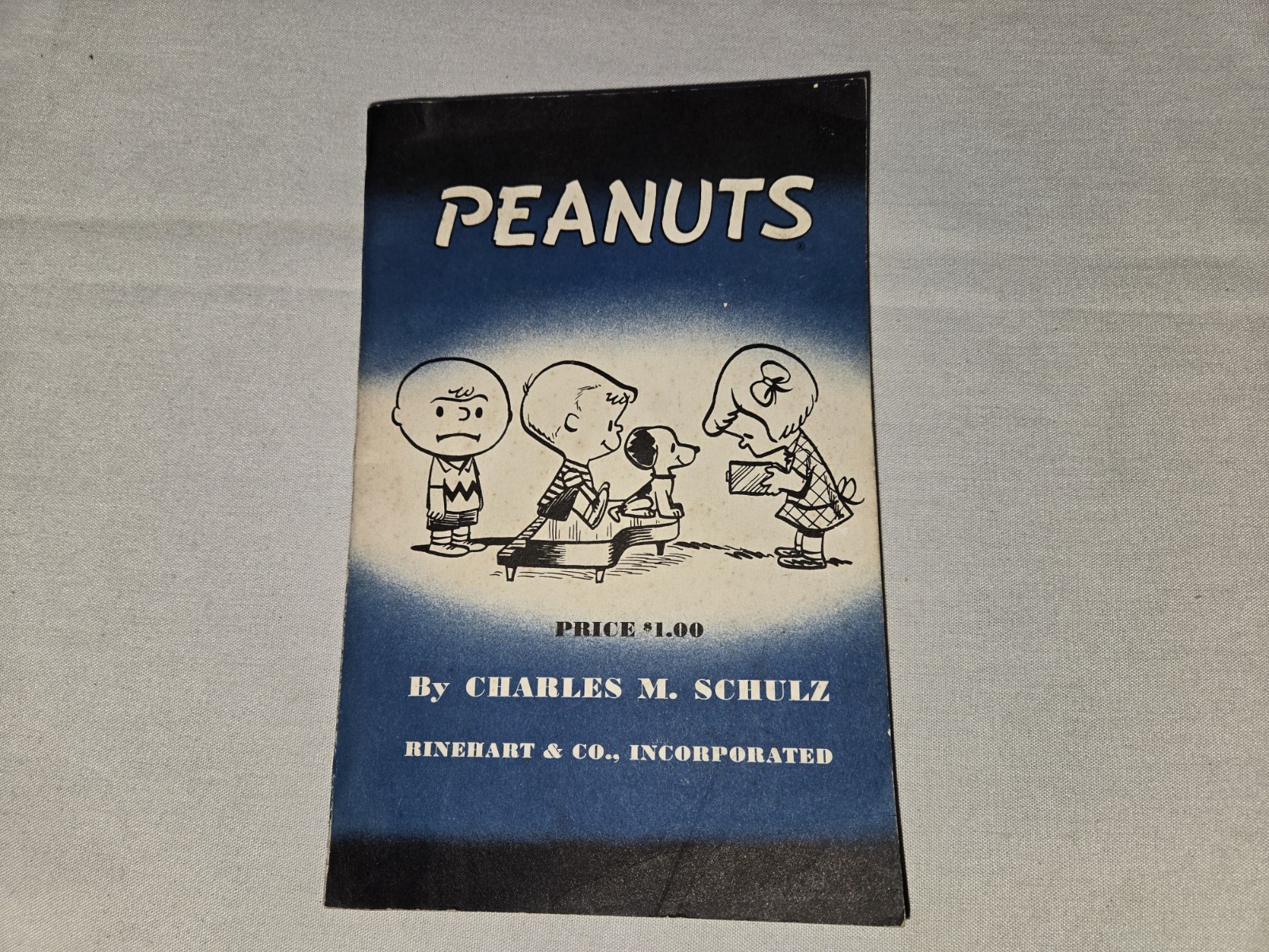 RARE 1952 RINEHART PEANUTS COMPLETE BOOK CHARLIE BROWN SNOOPY CHARLES SHULZ ORIG