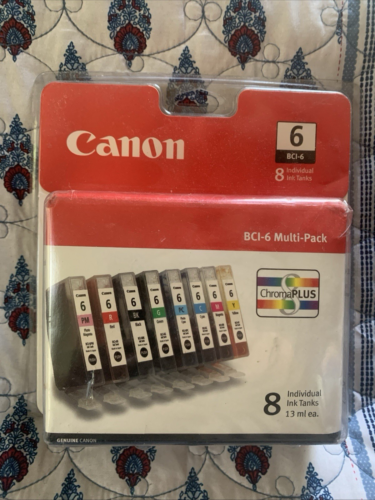 NEW Canon Genuine BCI-6 Multi-Pack ChromaPLUS 8 Individual Ink Tanks