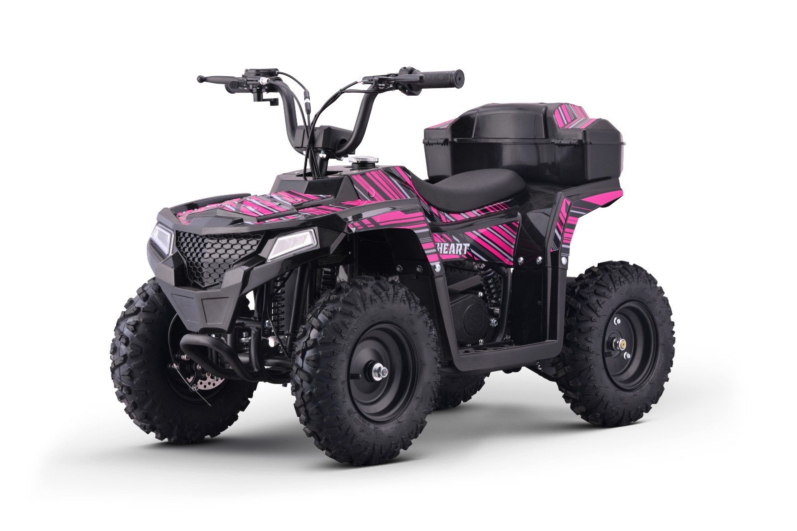 Kids Girls Pink Gas Powered Ride-On ATV Quad – 4 Wheeler Toy Vehicle Outdoor