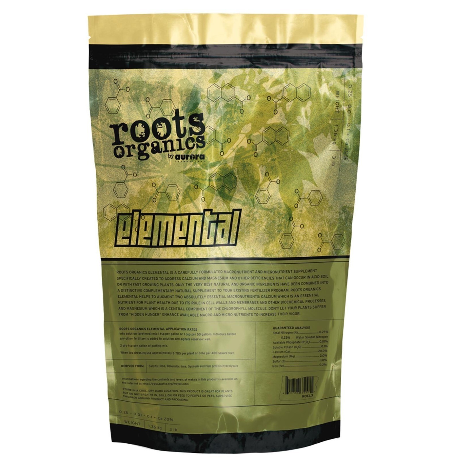 Roots Organics Dry Nutrients - Various Styles